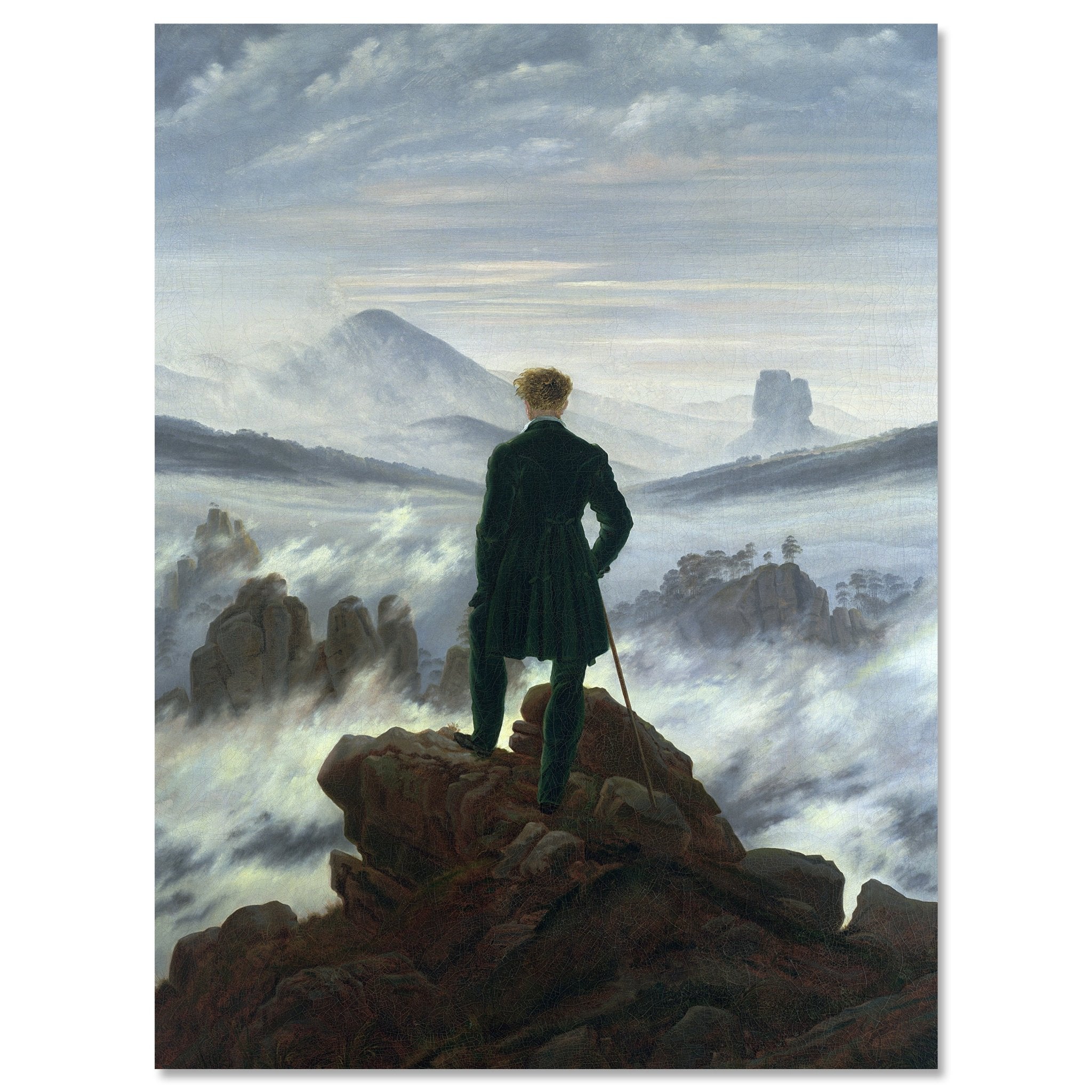 Leinwandbild Der Wanderer Caspar David Friedrich M0851 kaufen - Bild 1 Leinwandbild Der Wanderer Caspar David Friedrich M0851 kaufen - Bild 1