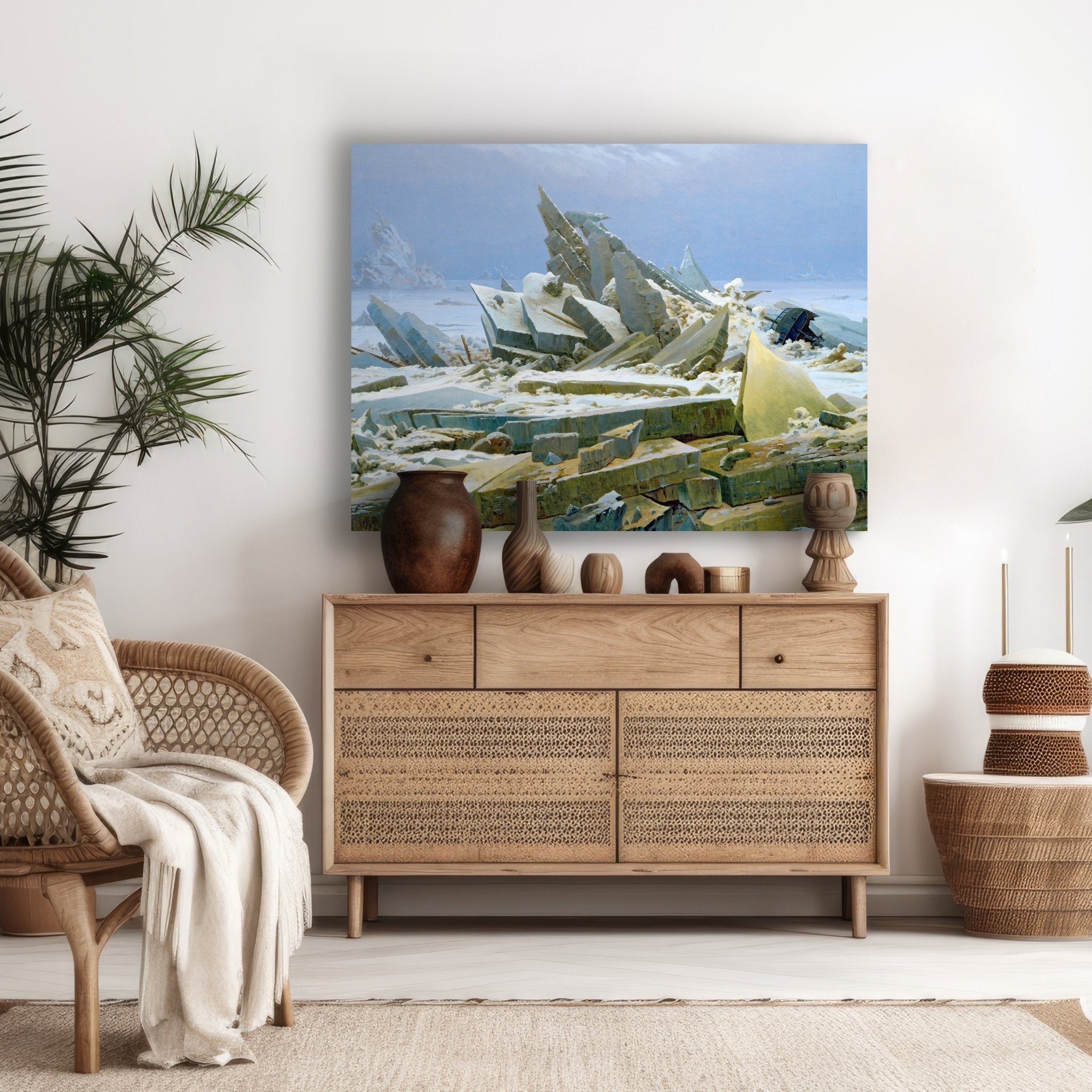 Leinwandbild Eislandschaft Caspar David Friedrich M0853 kaufen - Bild 2 Leinwandbild Eislandschaft Caspar David Friedrich M0853 kaufen - Bild 2