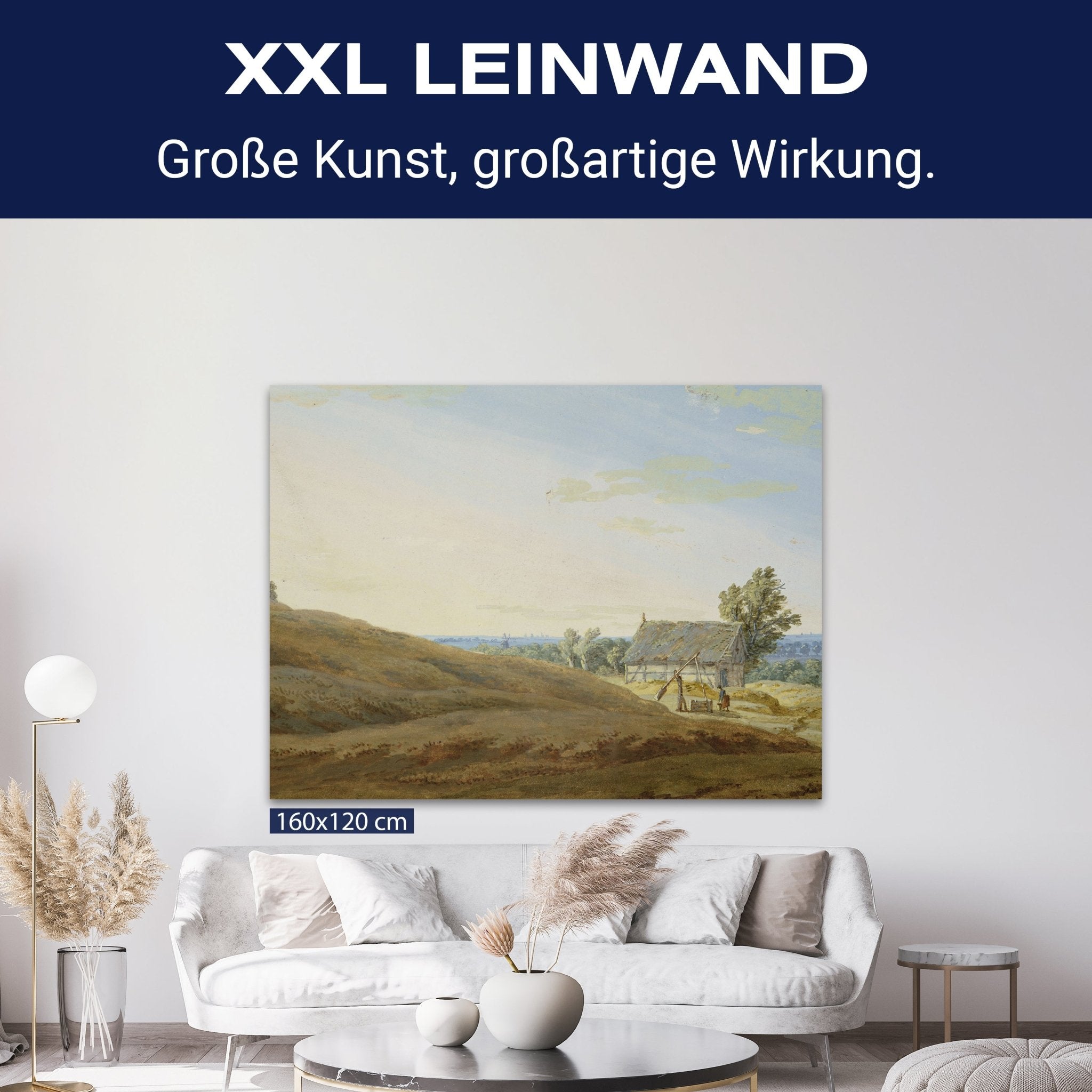 Leinwandbild Hütte mit Brunnen Caspar David Friedrich M0855 kaufen - Bild 9 Leinwandbild Hütte mit Brunnen Caspar David Friedrich M0855 kaufen - Bild 9