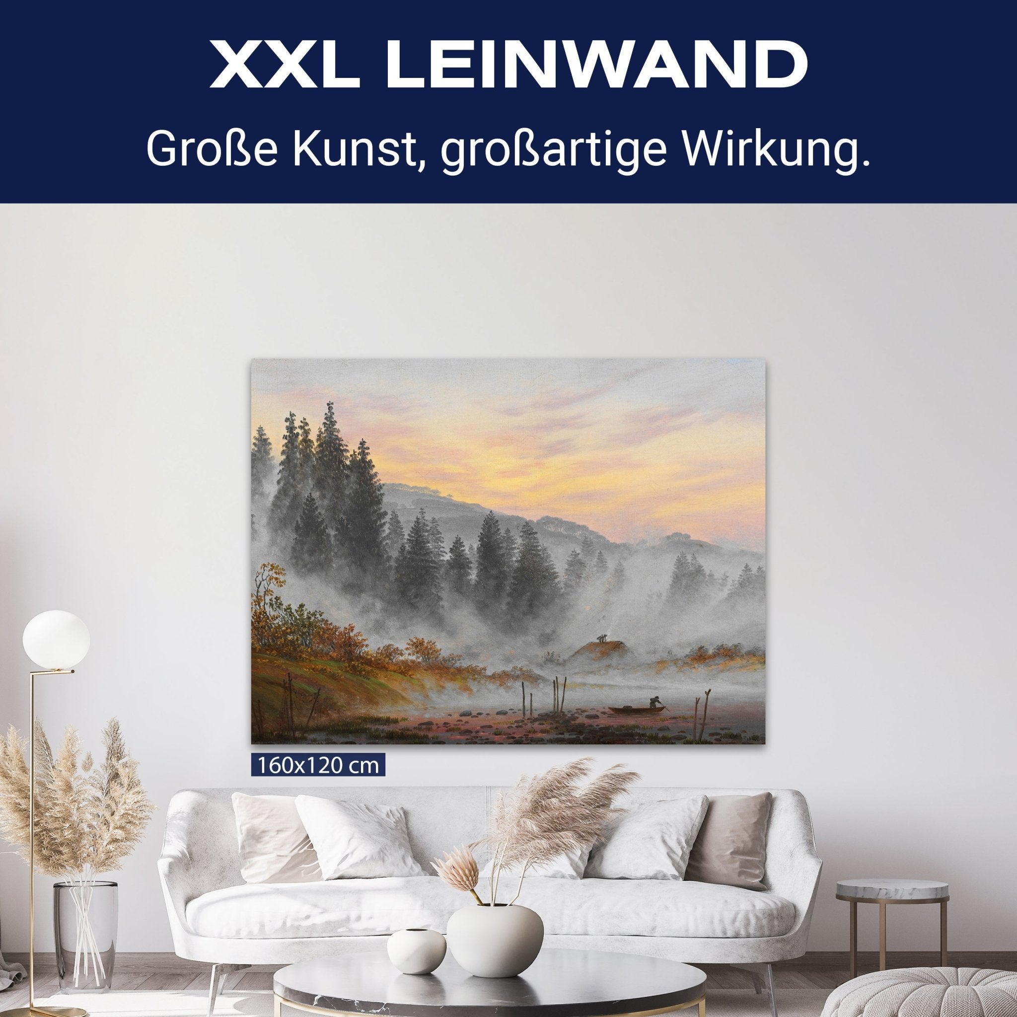 Leinwandbild Morgen Caspar David Friedrich M0859 kaufen - Bild 9 Leinwandbild Morgen Caspar David Friedrich M0859 kaufen - Bild 9