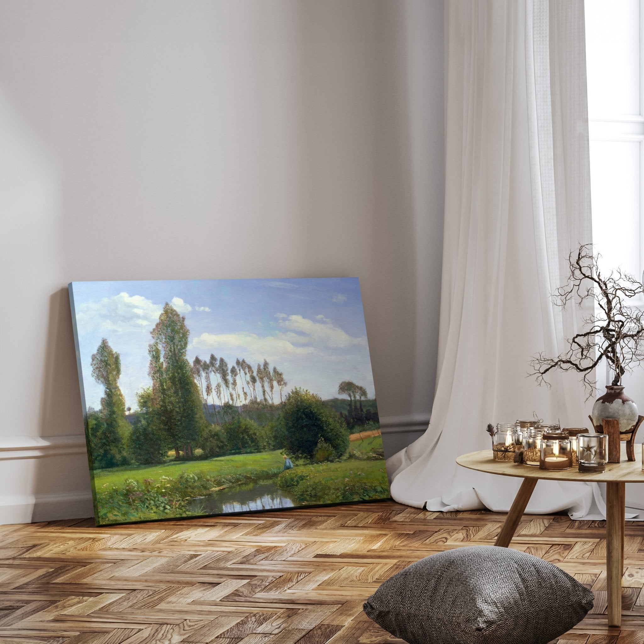 Leinwandbild View at Rouelles, Claude Monet M0868 kaufen - Bild 3 Leinwandbild View at Rouelles, Claude Monet M0868 kaufen - Bild 3