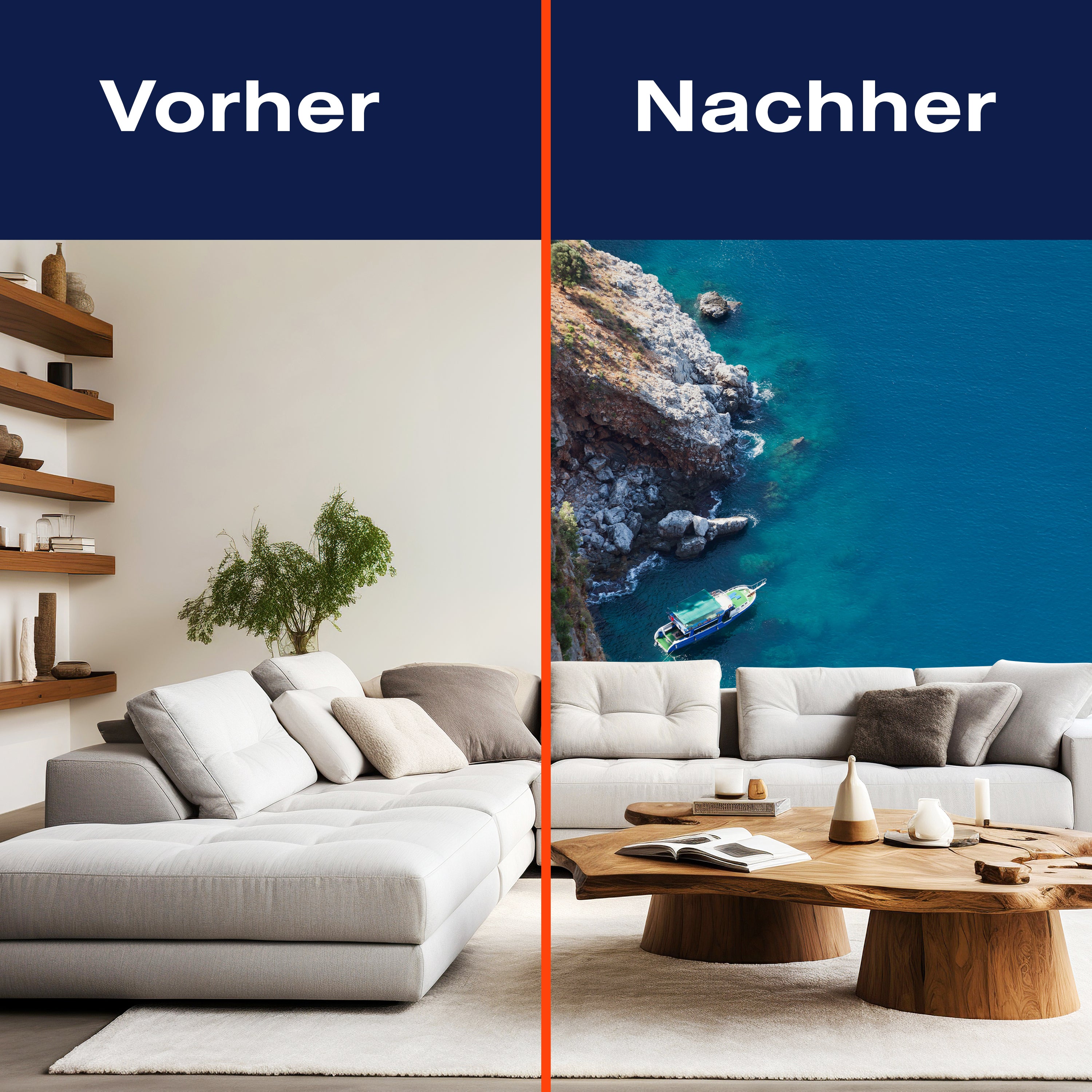 Fototapete Boot am blauen Meer M0869 - Bild 9 Fototapete Boot am blauen Meer M0869 - Bild 9