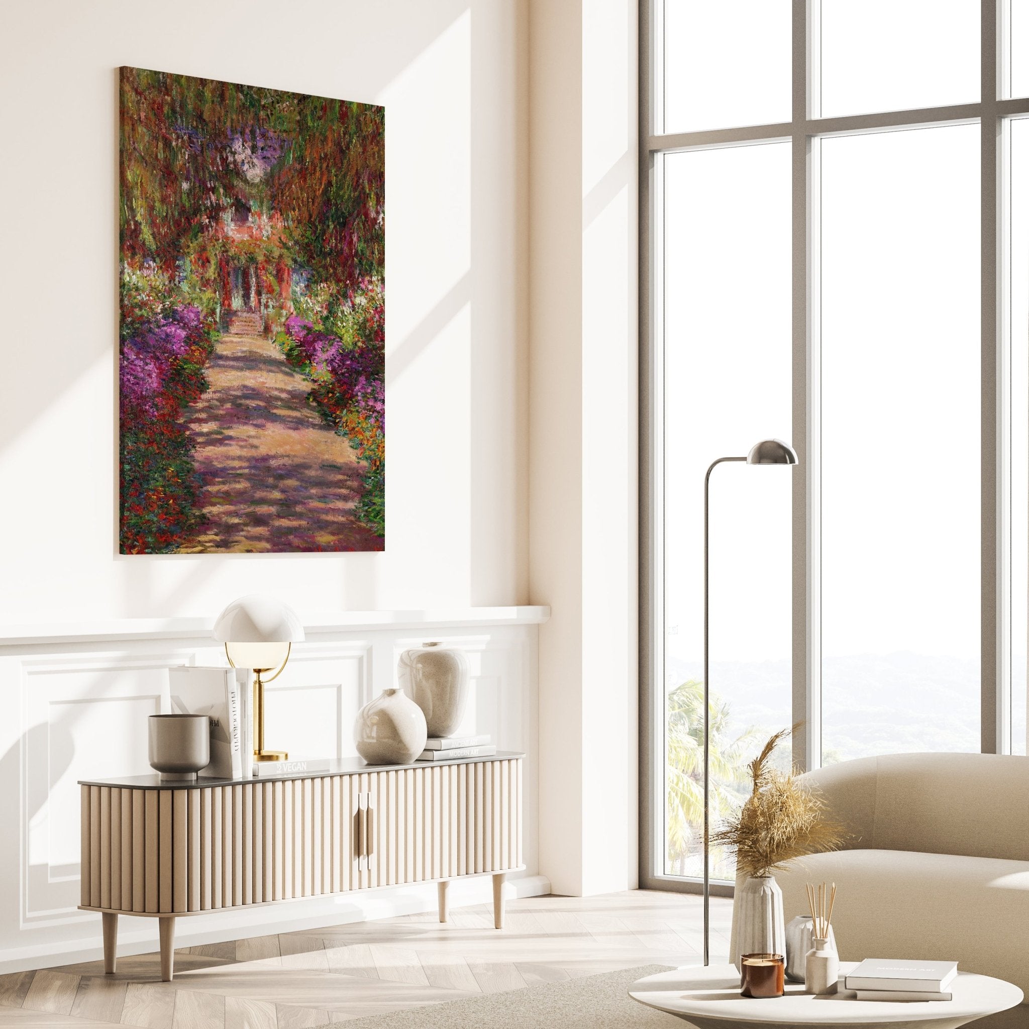 Leinwandbild A Pathway in Monet's Garden, Giverny, Claude Monet M0870 kaufen - Bild 2 Leinwandbild A Pathway in Monet's Garden, Giverny, Claude Monet M0870 kaufen - Bild 2