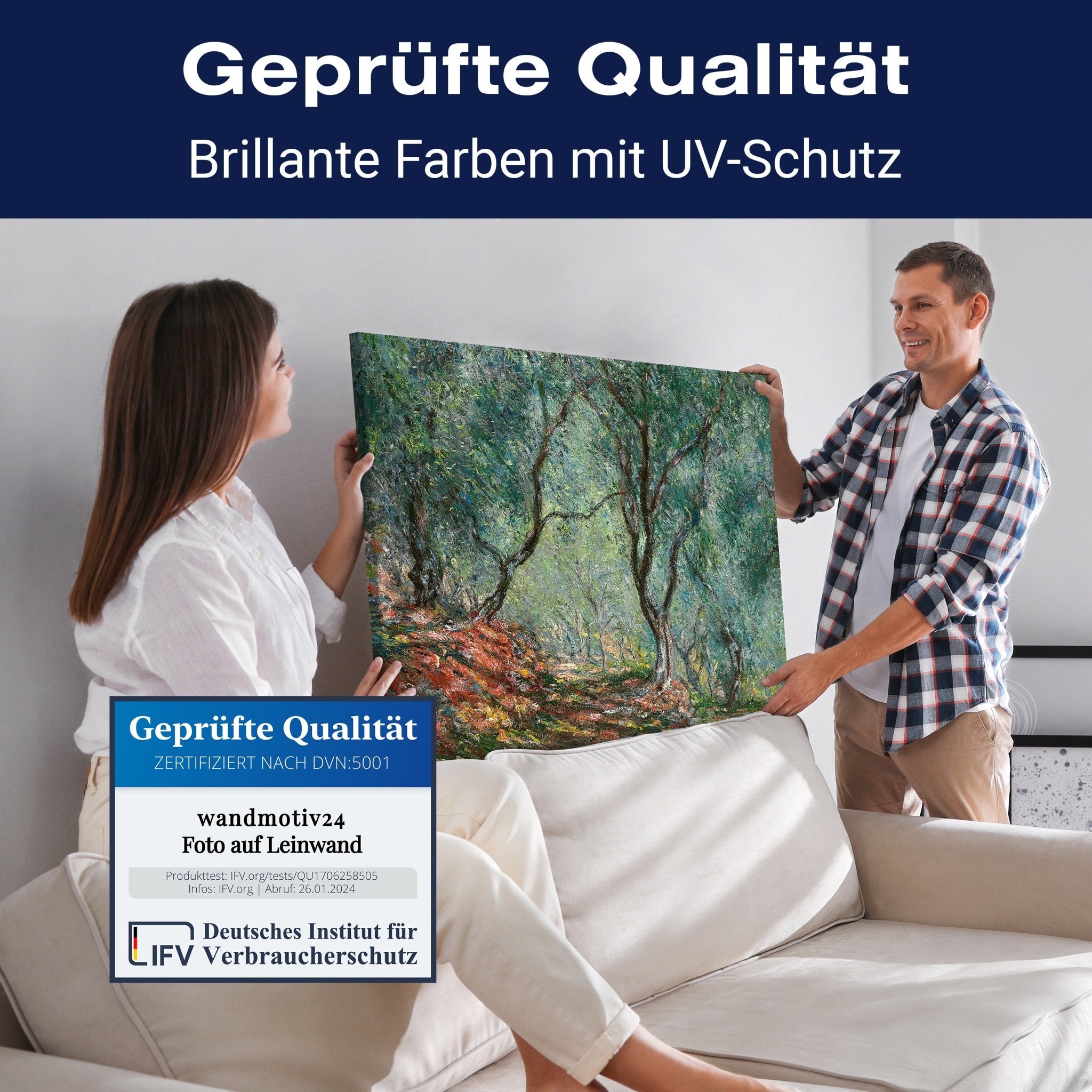 Leinwandbild Olive Trees in the Moreno Garden, Claude Monet M0871 kaufen - Bild 4 Leinwandbild Olive Trees in the Moreno Garden, Claude Monet M0871 kaufen - Bild 4