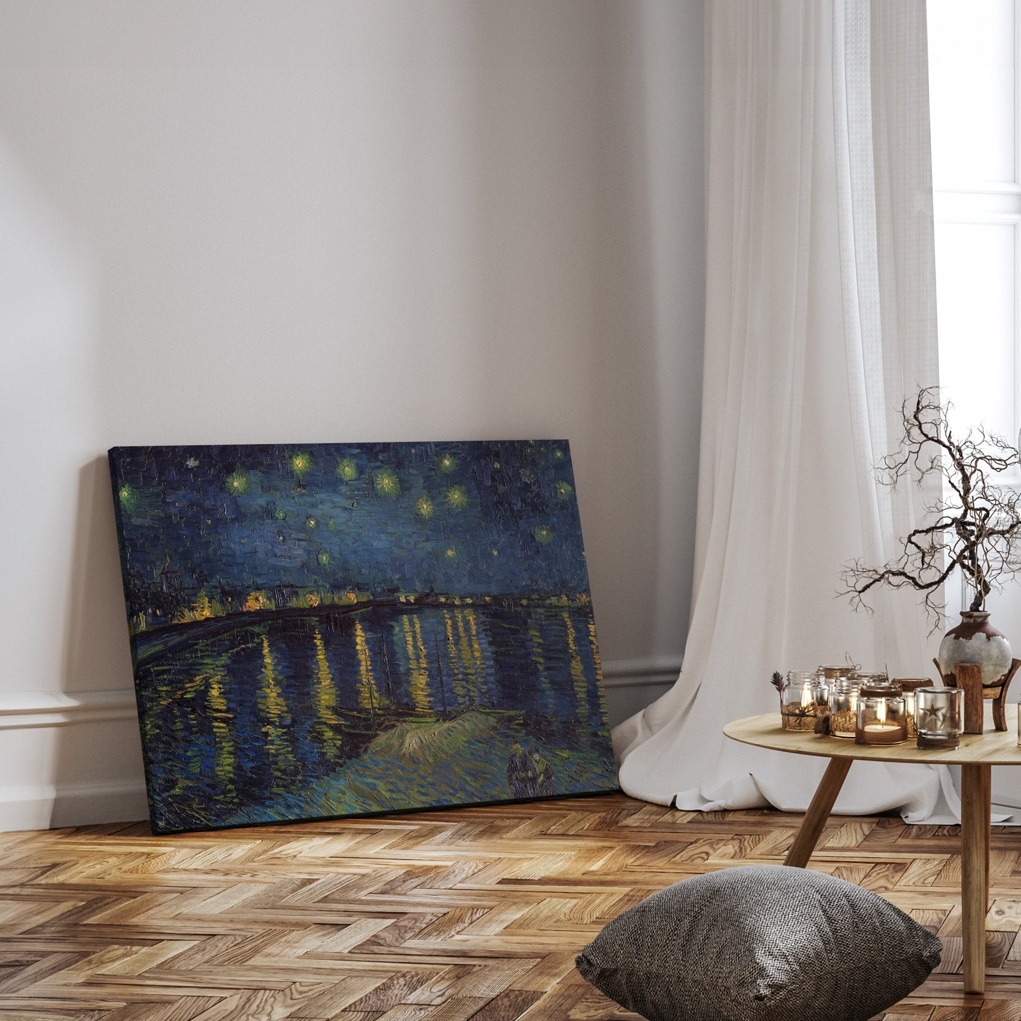 Leinwandbild Sternennacht, Vincent Van Gogh M0876 kaufen - Bild 3 Leinwandbild Sternennacht, Vincent Van Gogh M0876 kaufen - Bild 3