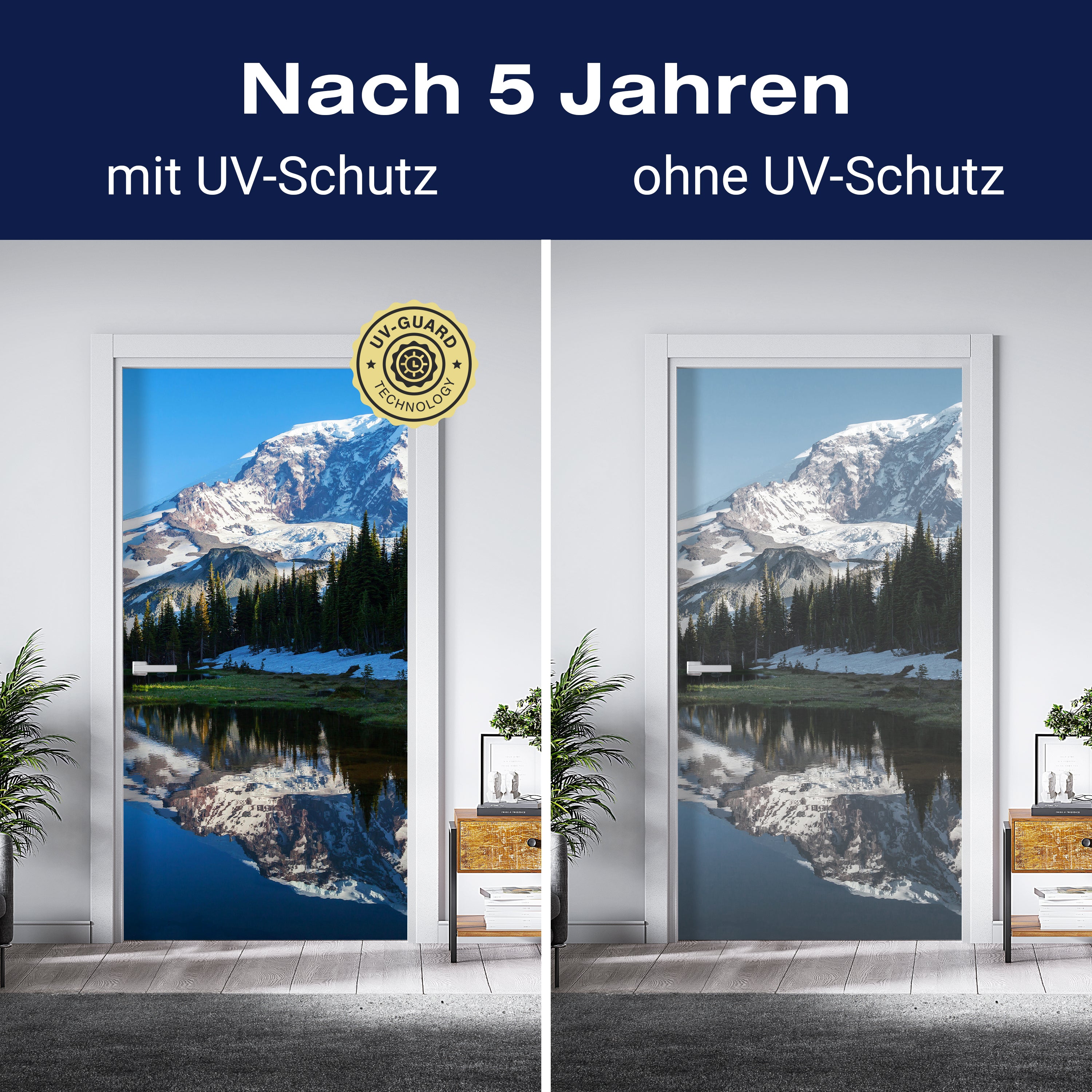 Türtapete Wald mit einem See auf einer Berglandschaft M0880 - Bild 4 Türtapete Wald mit einem See auf einer Berglandschaft M0880 - Bild 4