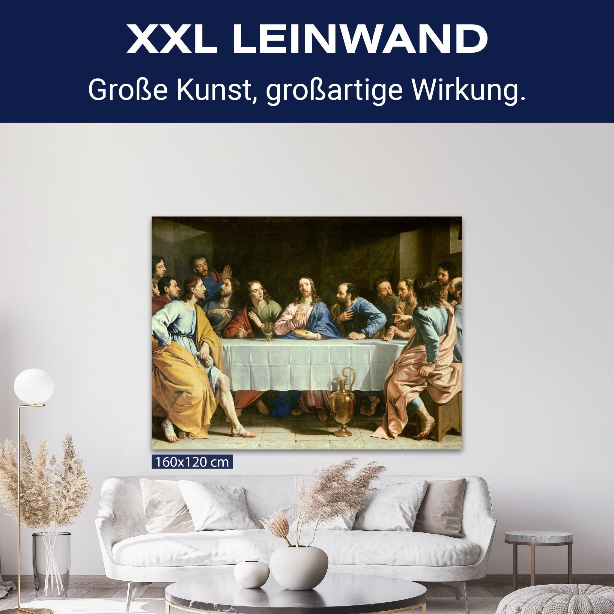 Leinwandbild Das letzte Abendmahl - Philippe de Champaigne M0884 kaufen - Bild 9 Leinwandbild Das letzte Abendmahl - Philippe de Champaigne M0884 kaufen - Bild 9