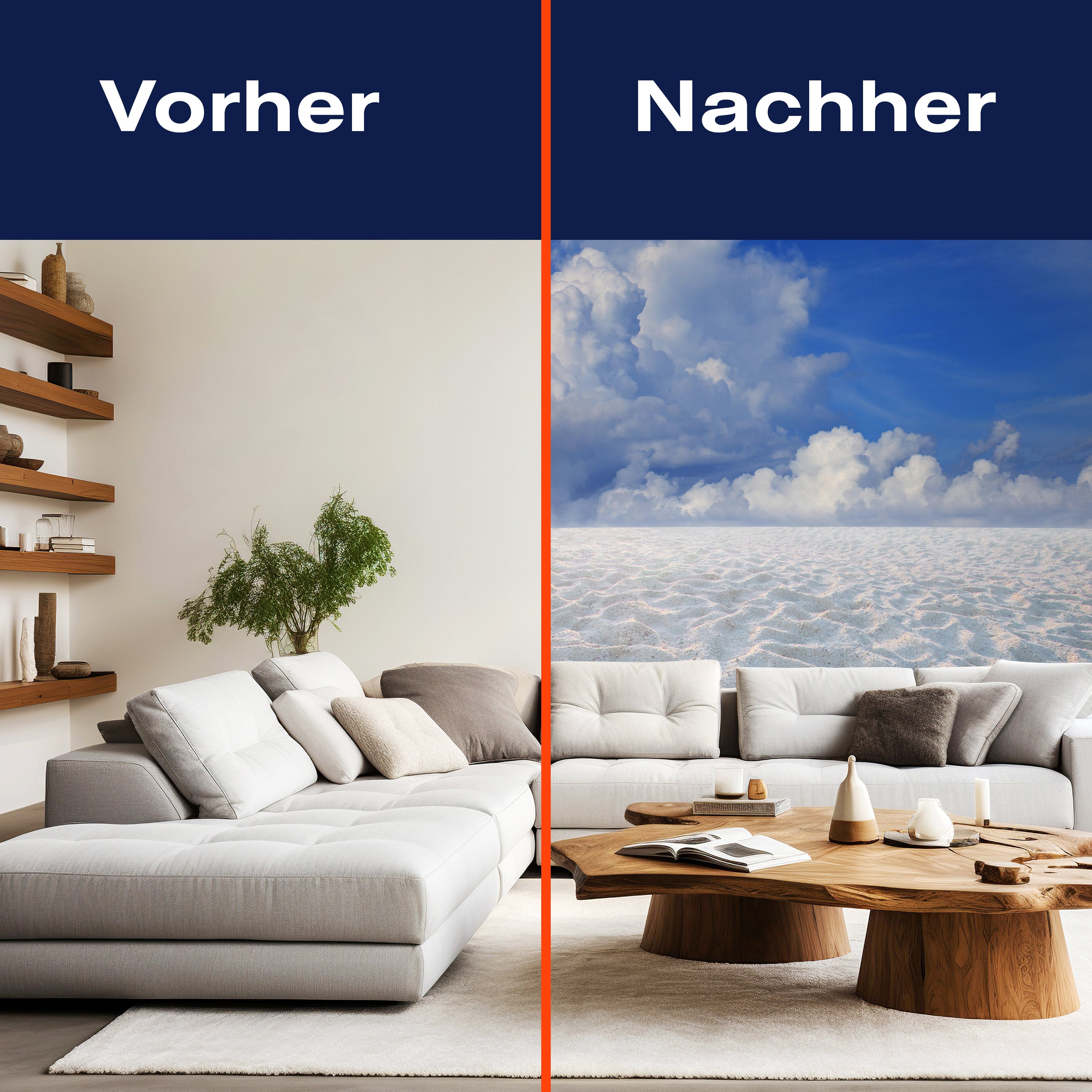 Fototapete Sand Landschaft mit einem blauen Himmel M0891 - Bild 9 Fototapete Sand Landschaft mit einem blauen Himmel M0891 - Bild 9