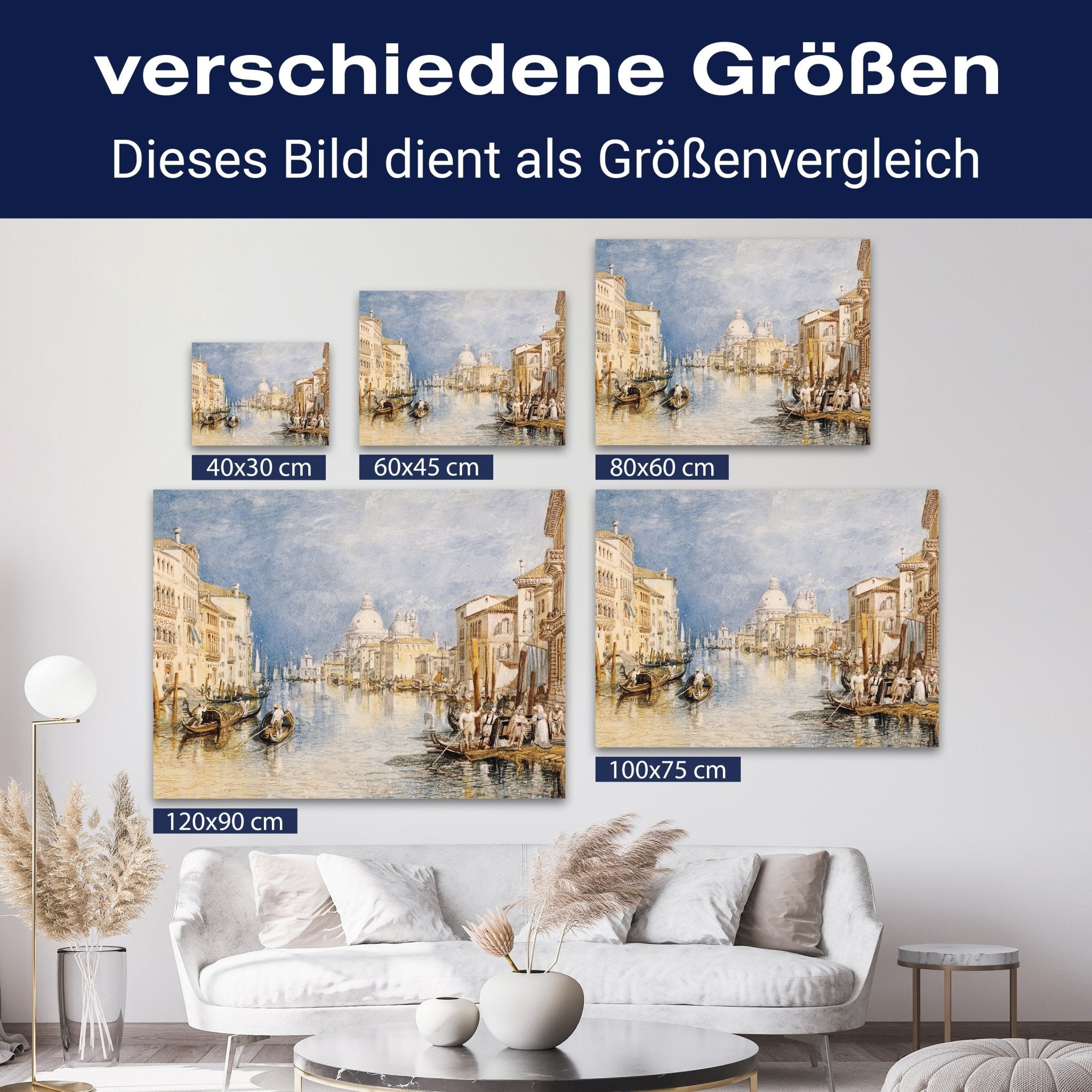 Leinwandbild Venedig - William Turner M0892 kaufen - Bild 8 Leinwandbild Venedig - William Turner M0892 kaufen - Bild 8