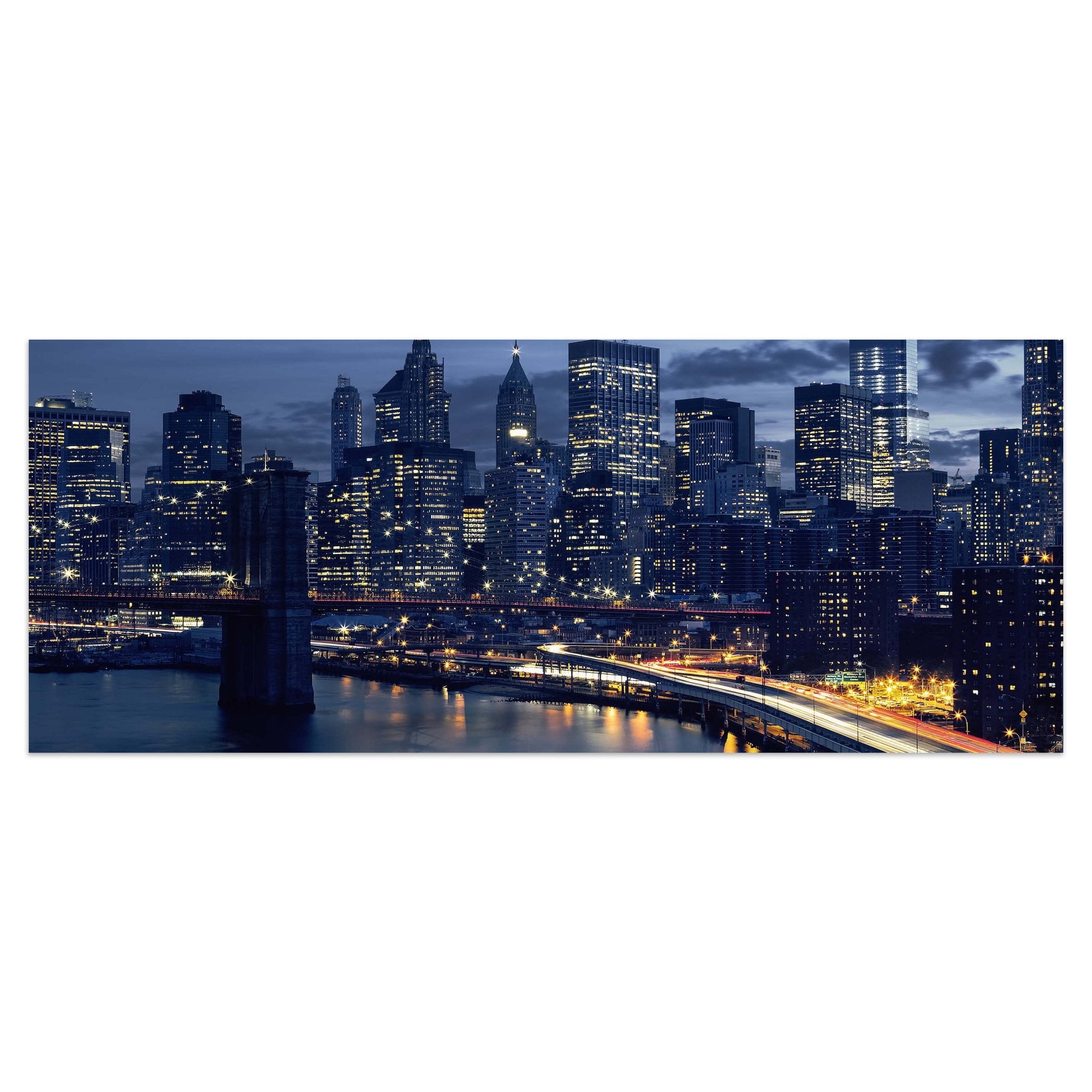 Leinwandbild Skyline der Innenstadt von New York M0935 kaufen - Bild 1 Leinwandbild Skyline der Innenstadt von New York M0935 kaufen - Bild 1