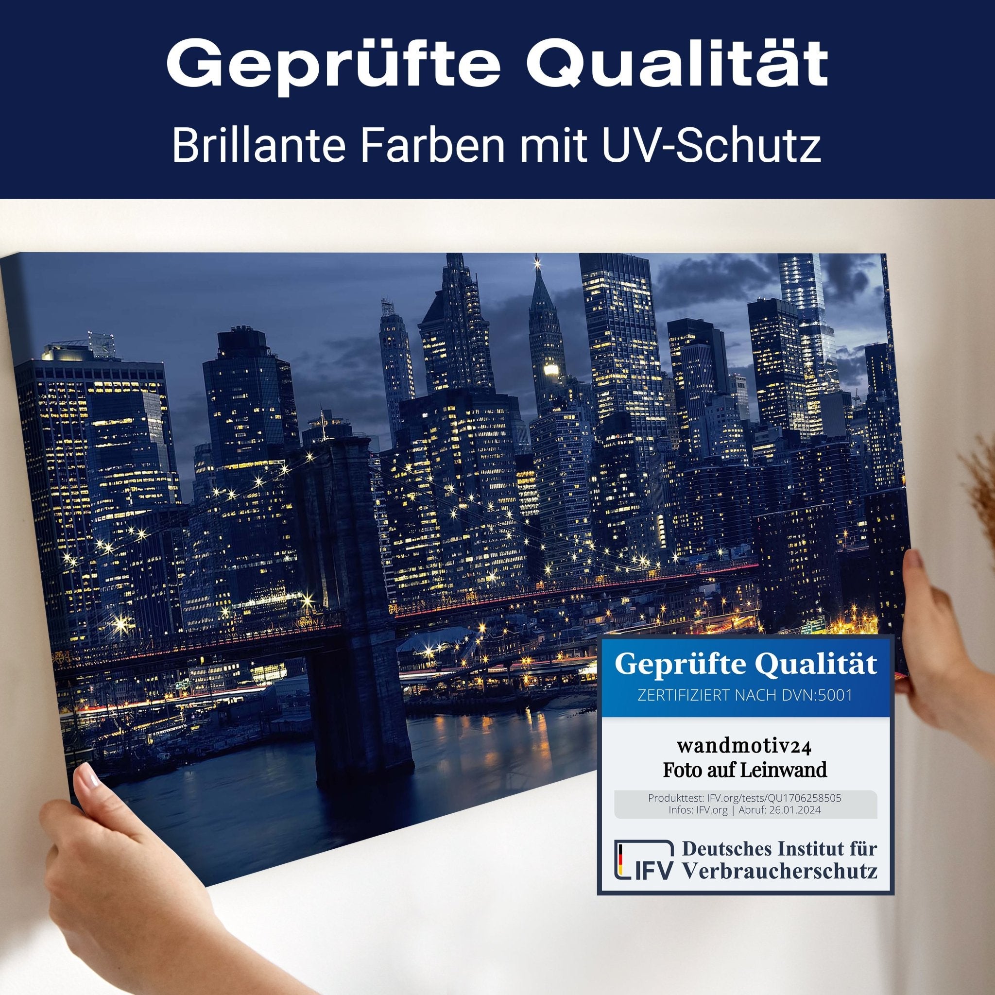 Leinwandbild Skyline der Innenstadt von New York M0935 kaufen - Bild 4 Leinwandbild Skyline der Innenstadt von New York M0935 kaufen - Bild 4