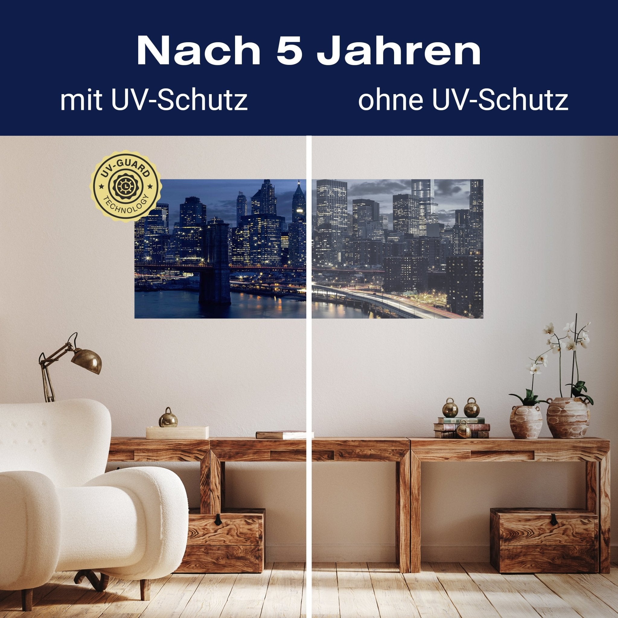 Leinwandbild Skyline der Innenstadt von New York M0935 kaufen - Bild 9 Leinwandbild Skyline der Innenstadt von New York M0935 kaufen - Bild 9