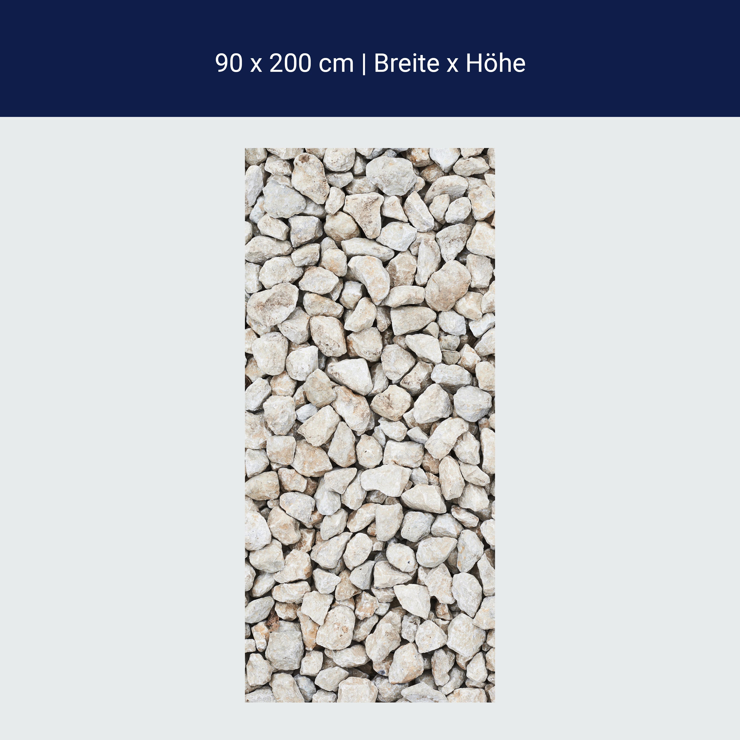 Türtapete Kieselsteinzusammensetzung M0938 Türtapete Kieselsteinzusammensetzung M0938