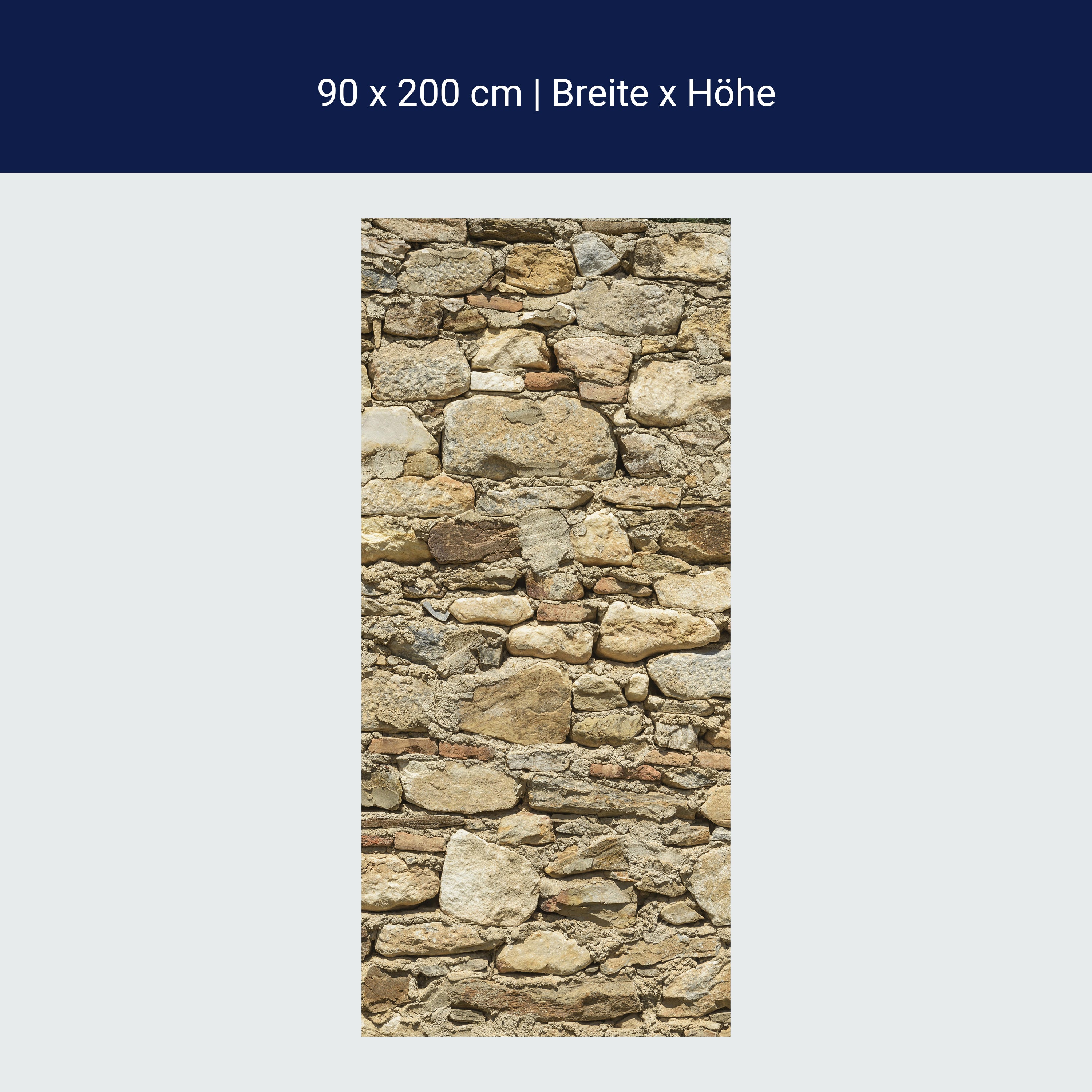 Türtapete Alte Steinmauer M0939 Türtapete Alte Steinmauer M0939