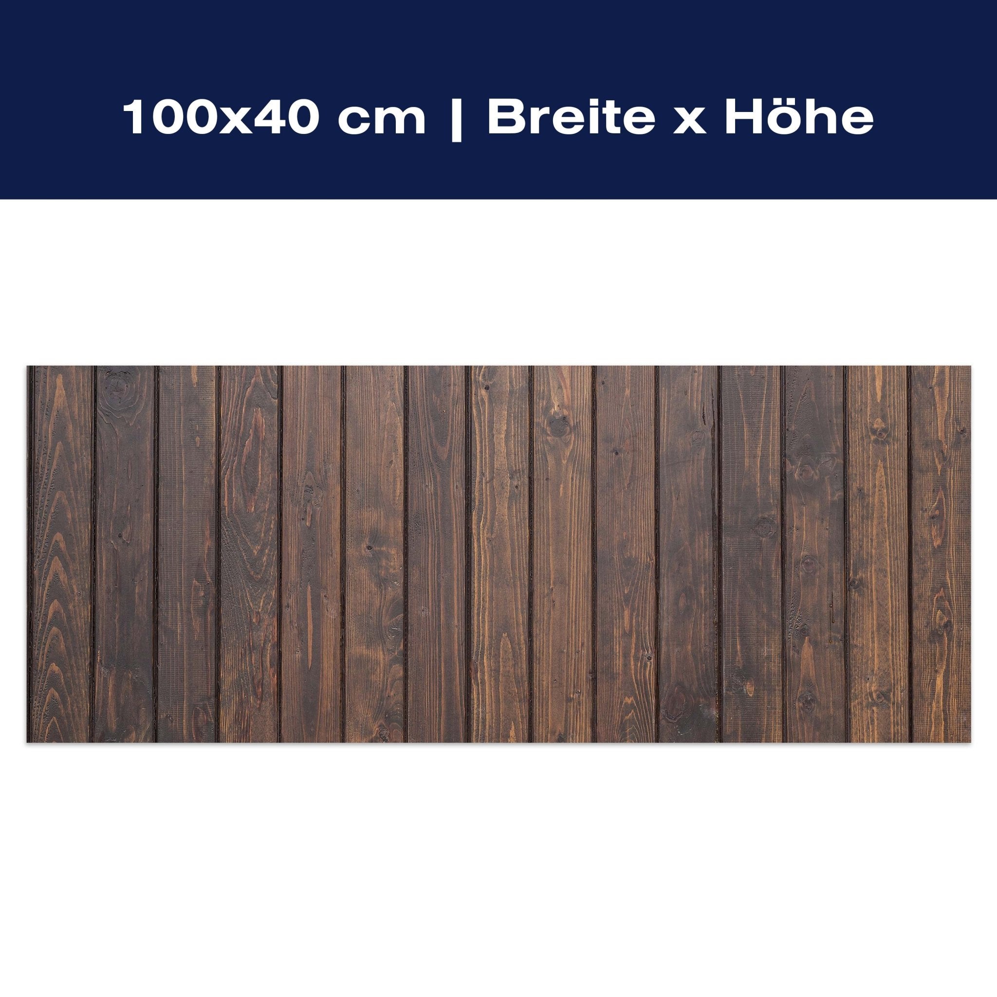 Leinwandbild Schwarze Kiefernholzwand M0941 Leinwandbild Schwarze Kiefernholzwand M0941