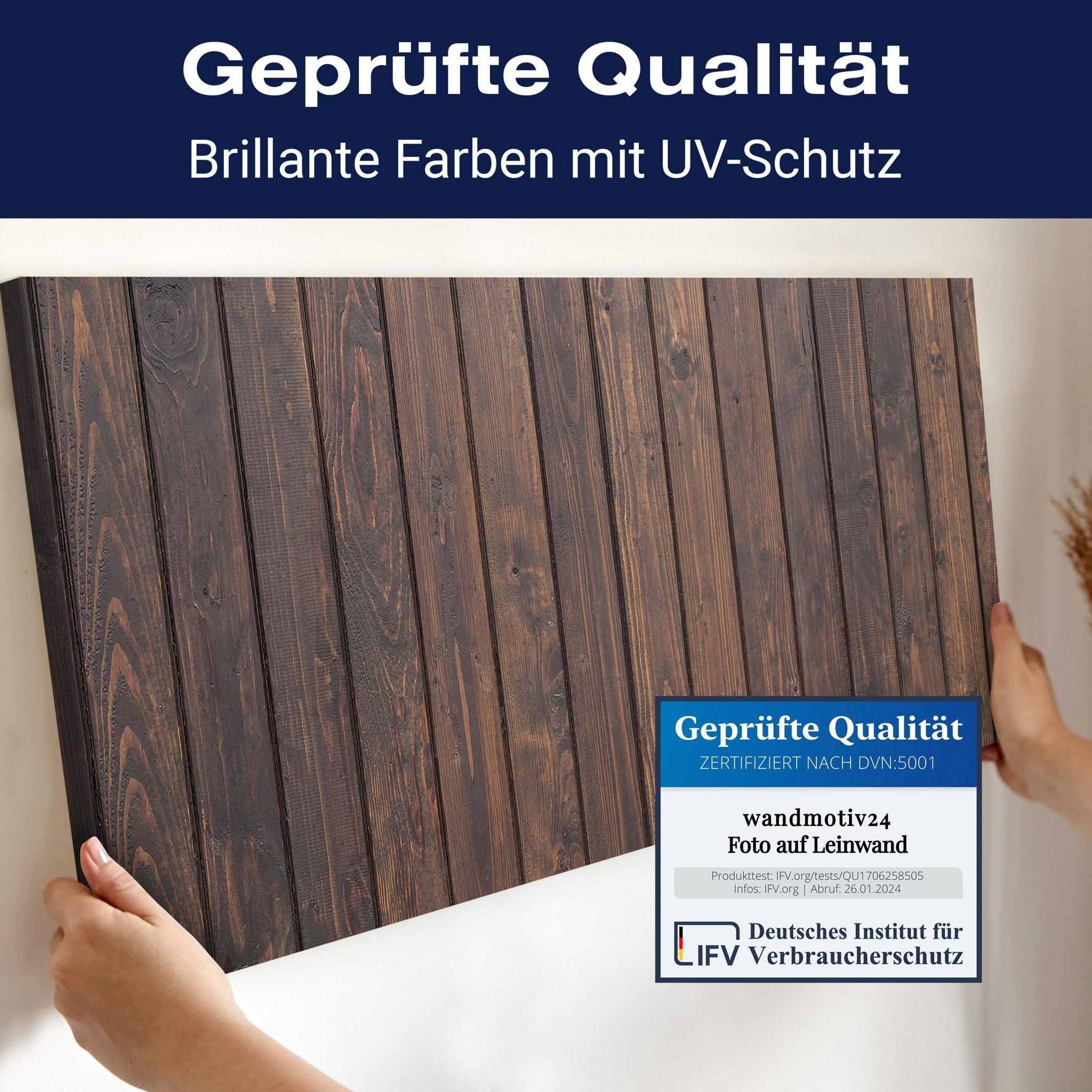 Leinwandbild Schwarze Kiefernholzwand M0941 kaufen - Bild 4 Leinwandbild Schwarze Kiefernholzwand M0941 kaufen - Bild 4