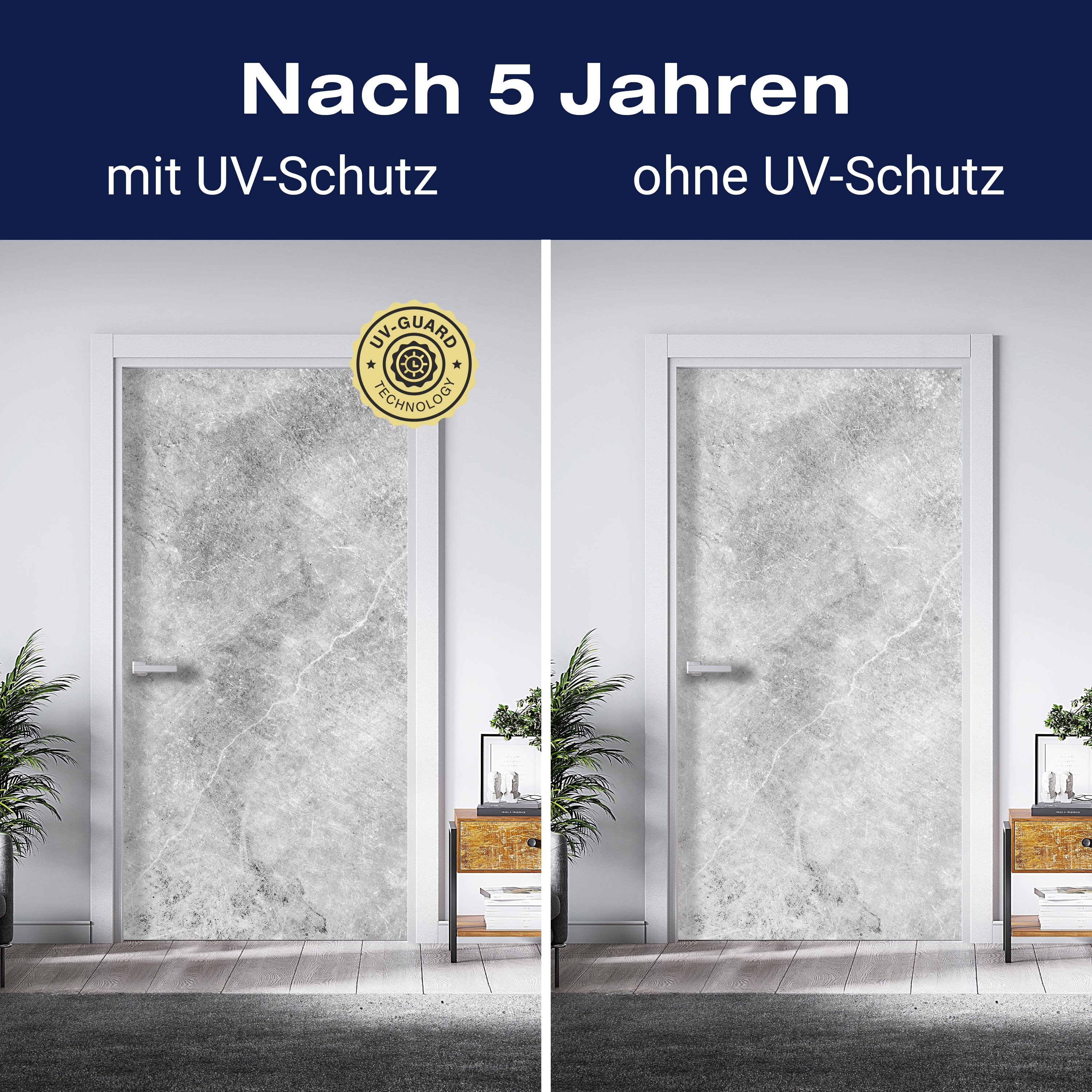 Türtapete Betonmauer - Grunge M0942 - Bild 4 Türtapete Betonmauer - Grunge M0942 - Bild 4