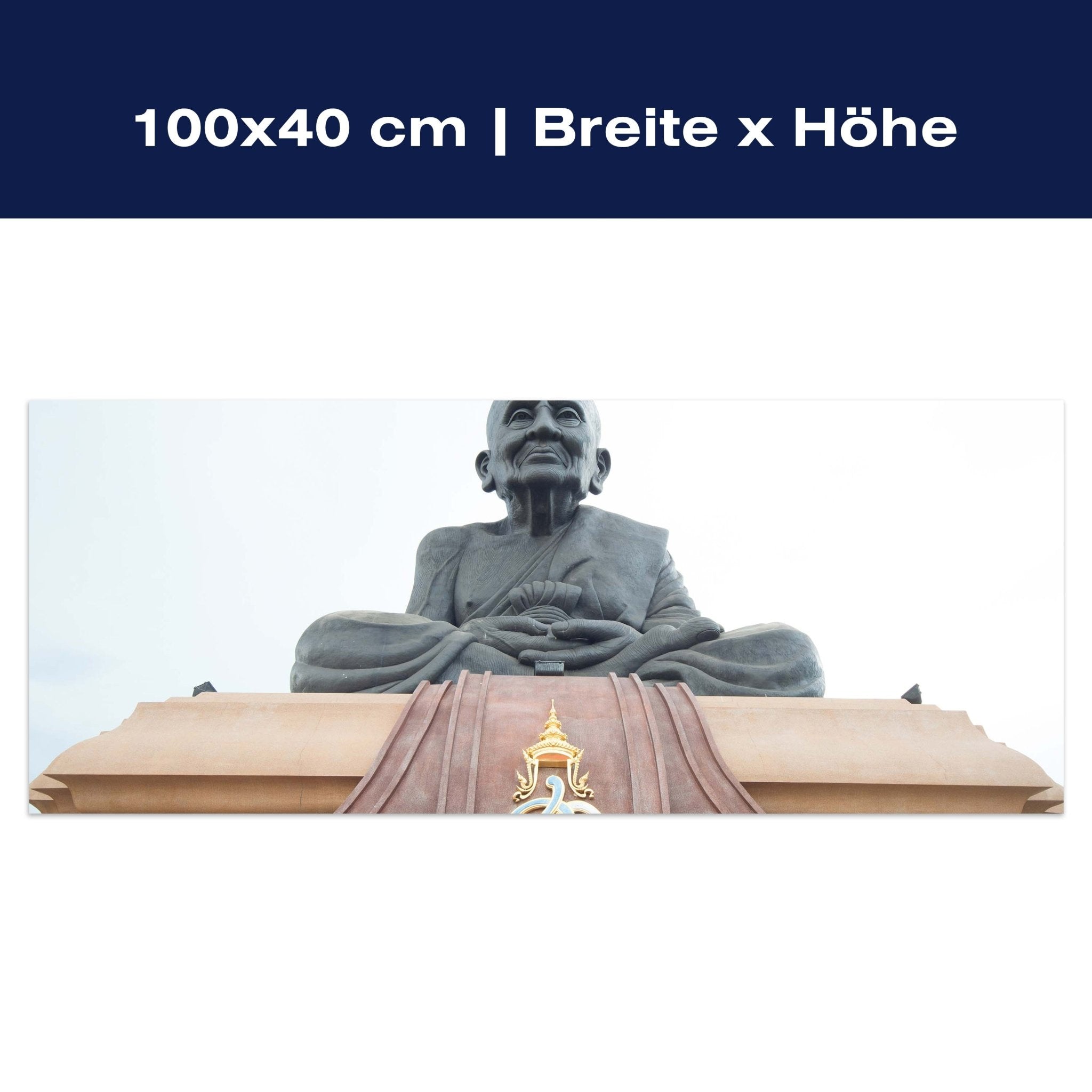 Leinwandbild Statue in einem berühmten Tempel in Thailand M0953 Leinwandbild Statue in einem berühmten Tempel in Thailand M0953