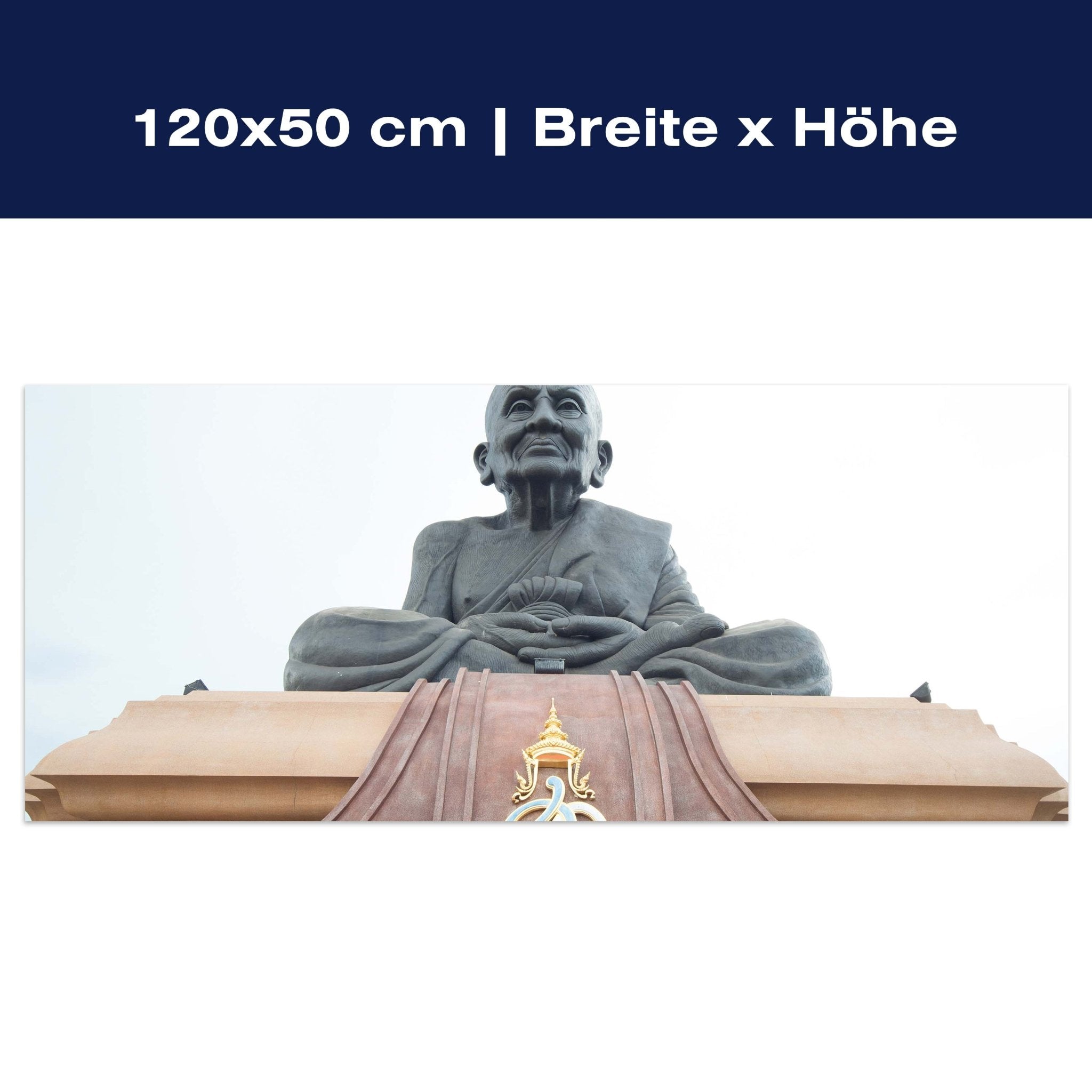 Leinwandbild Statue in einem berühmten Tempel in Thailand M0953 Leinwandbild Statue in einem berühmten Tempel in Thailand M0953