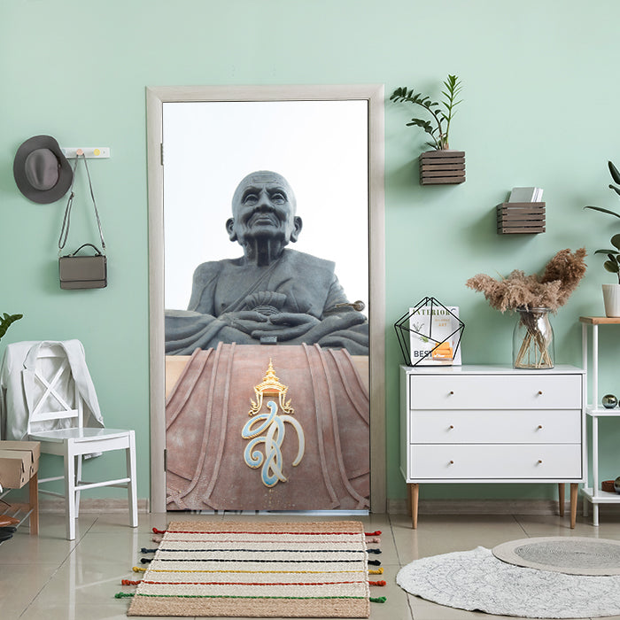 Türtapete Statue in einem berühmten Tempel in Thailand M0953 - Bild 1 Türtapete Statue in einem berühmten Tempel in Thailand M0953 - Bild 1