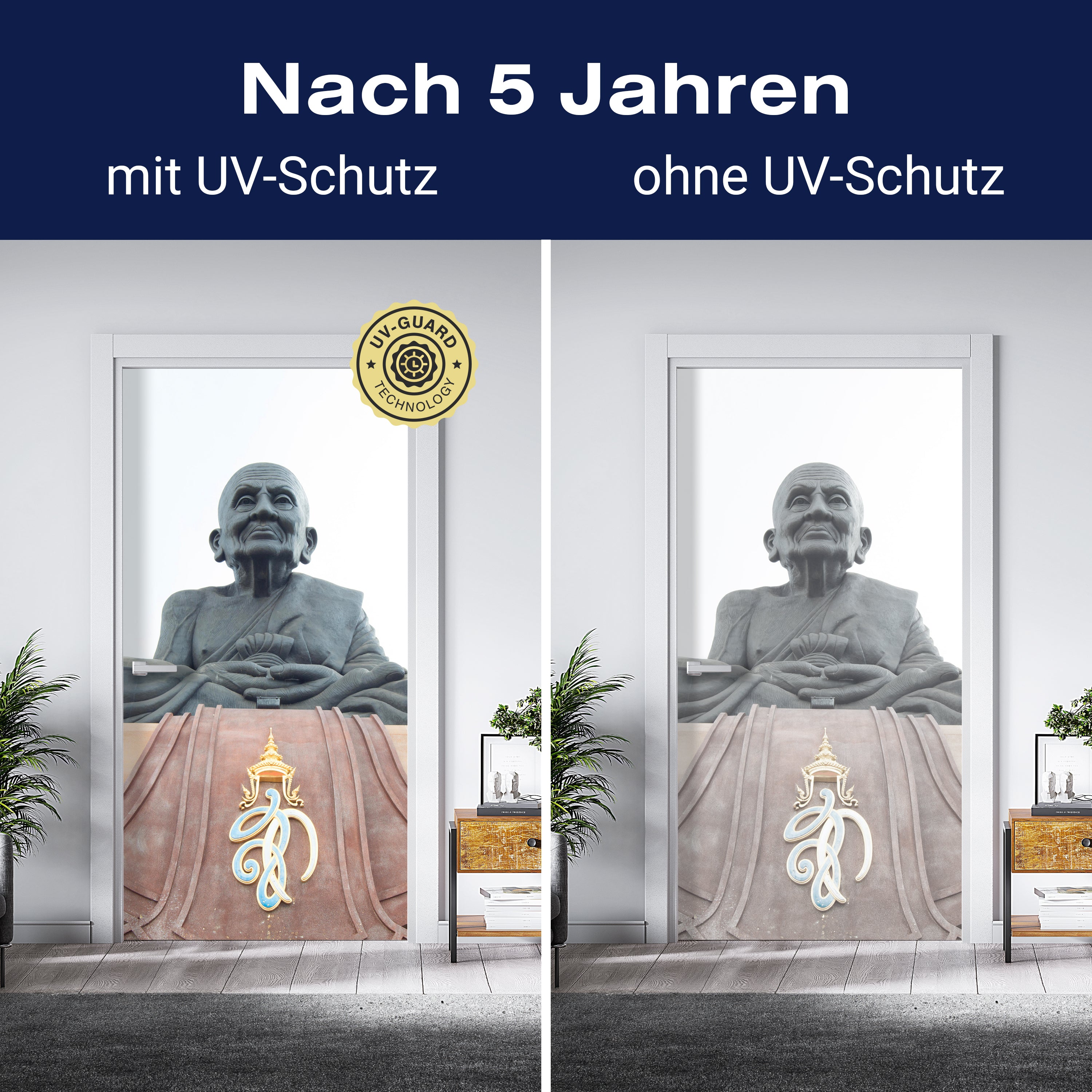 Türtapete Statue in einem berühmten Tempel in Thailand M0953 - Bild 4 Türtapete Statue in einem berühmten Tempel in Thailand M0953 - Bild 4