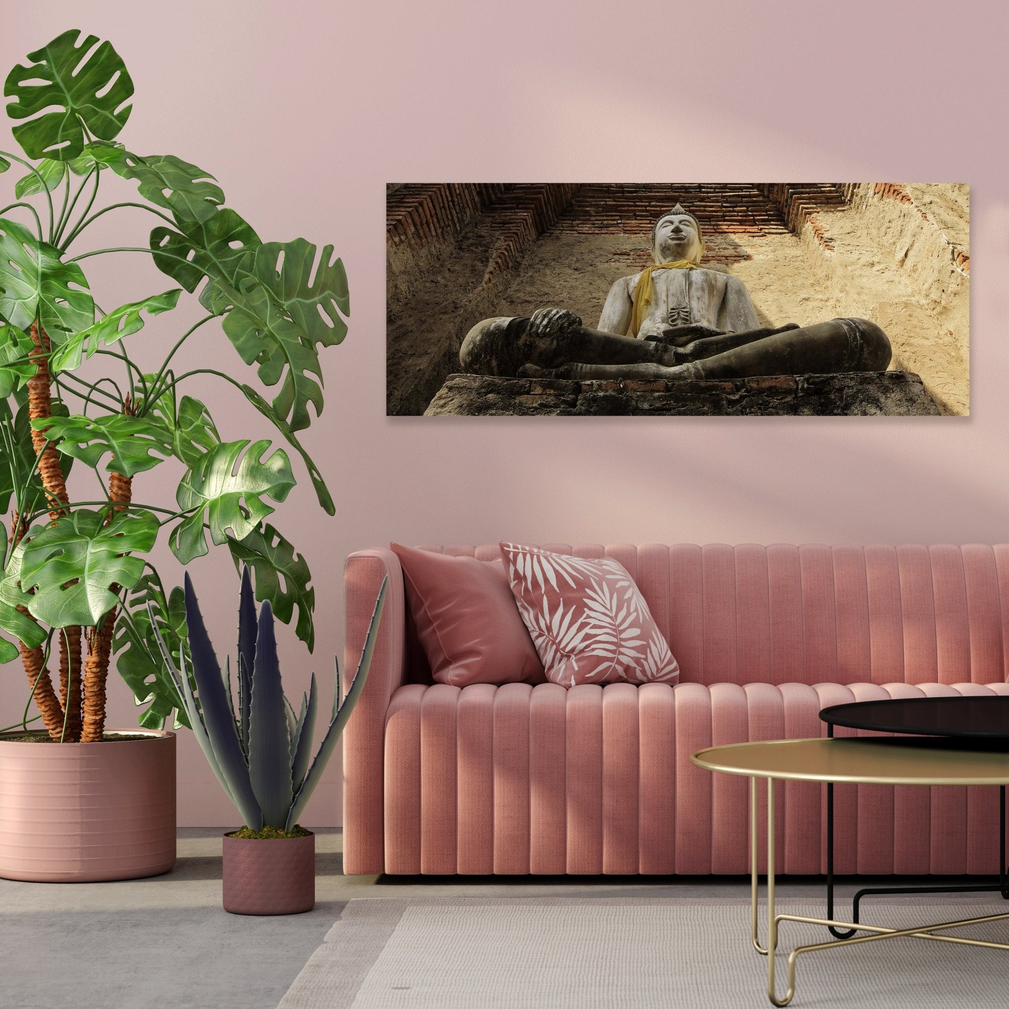 Leinwandbild Eine große Buddha-Statue M0957 kaufen - Bild 3 Leinwandbild Eine große Buddha-Statue M0957 kaufen - Bild 3