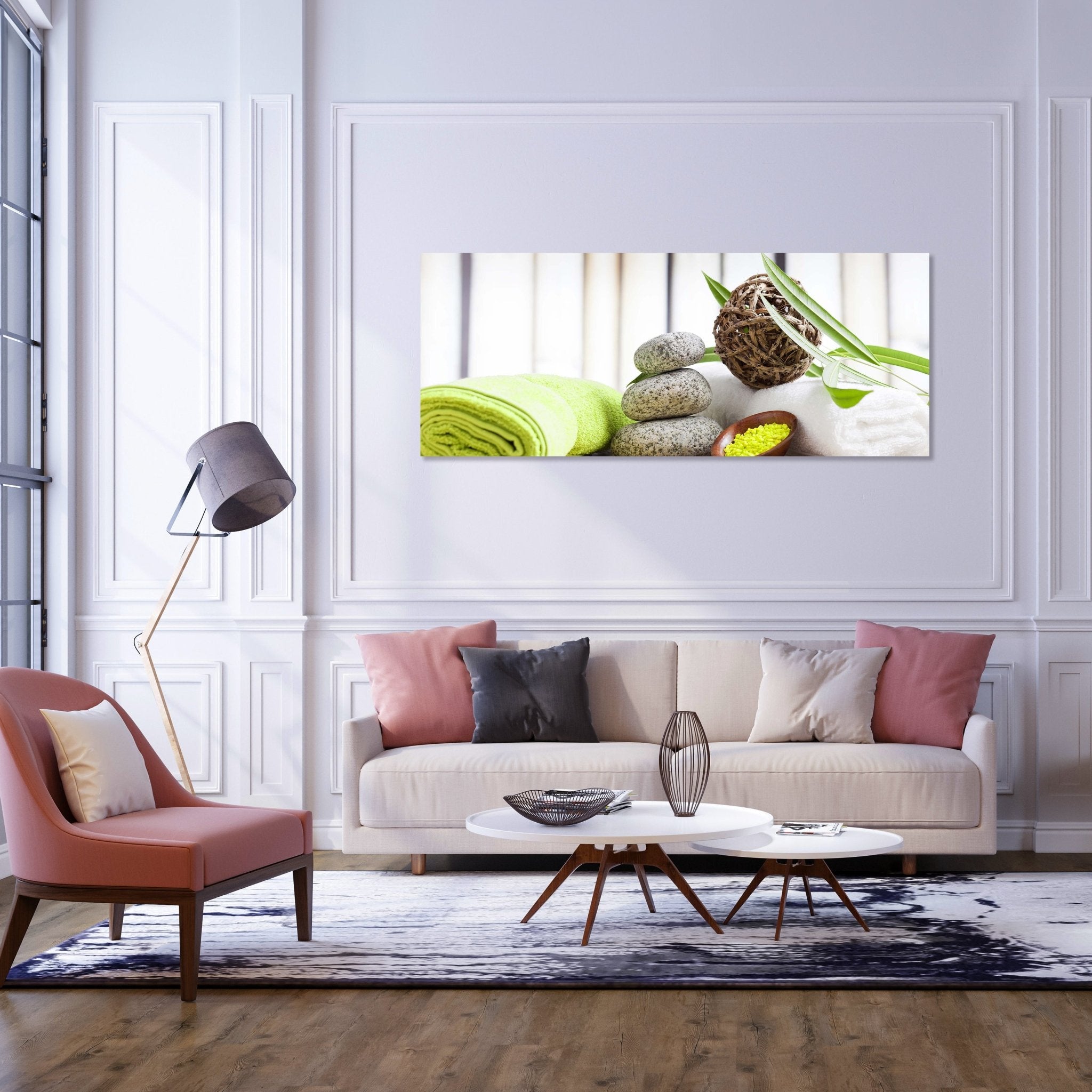 Leinwandbild Handtücher und Salz, Sauna M0961 kaufen - Bild 2 Leinwandbild Handtücher und Salz, Sauna M0961 kaufen - Bild 2