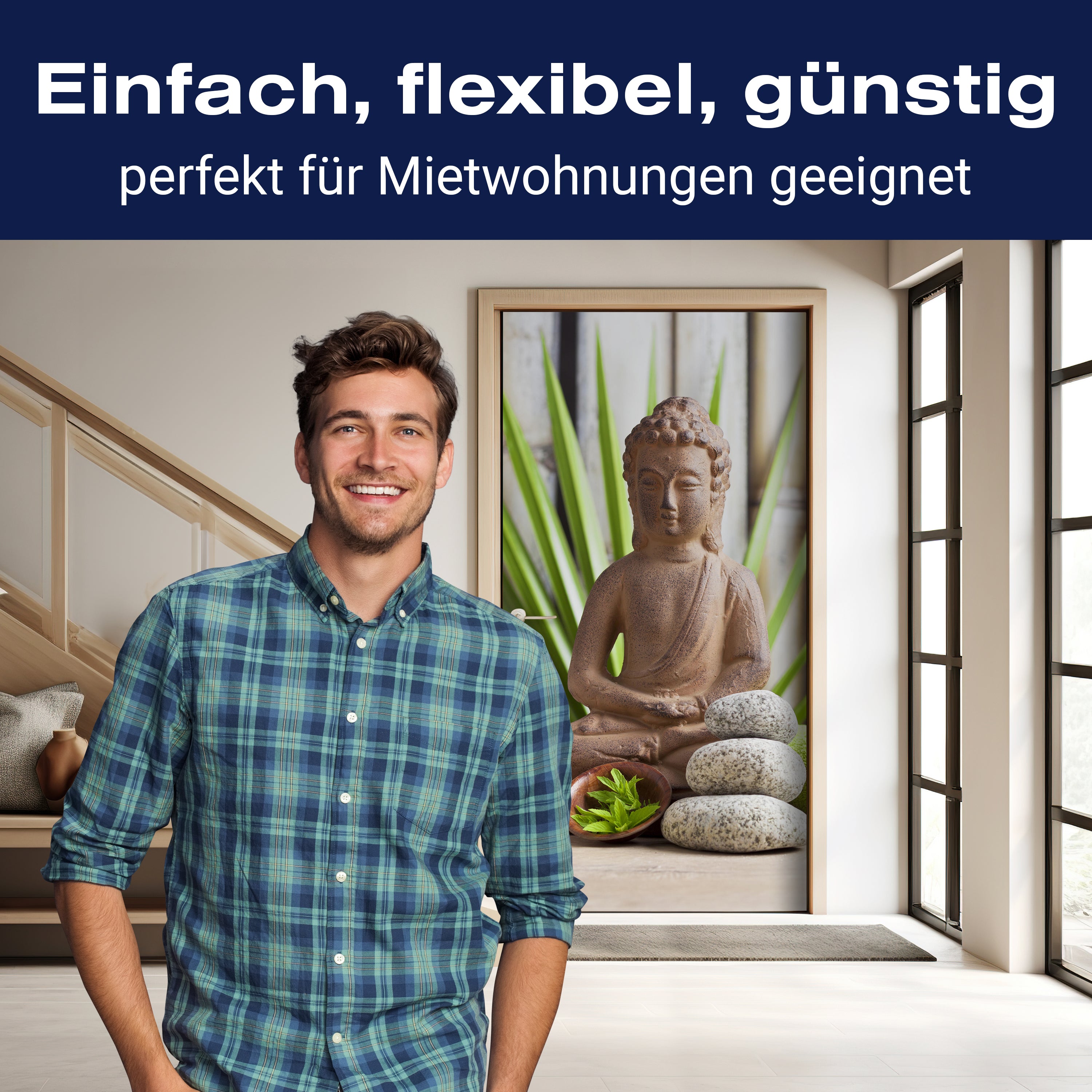 Türtapete Buddha und sauna M0962 - Bild 3 Türtapete Buddha und sauna M0962 - Bild 3