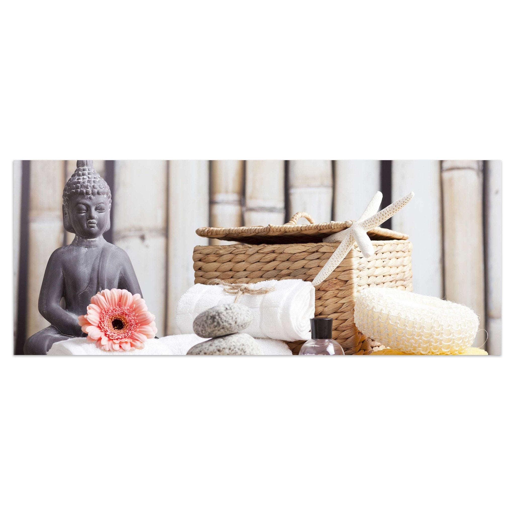 Leinwandbild Spa und Wellness-Einstellung mit Blumen M0963 kaufen - Bild 1 Leinwandbild Spa und Wellness-Einstellung mit Blumen M0963 kaufen - Bild 1
