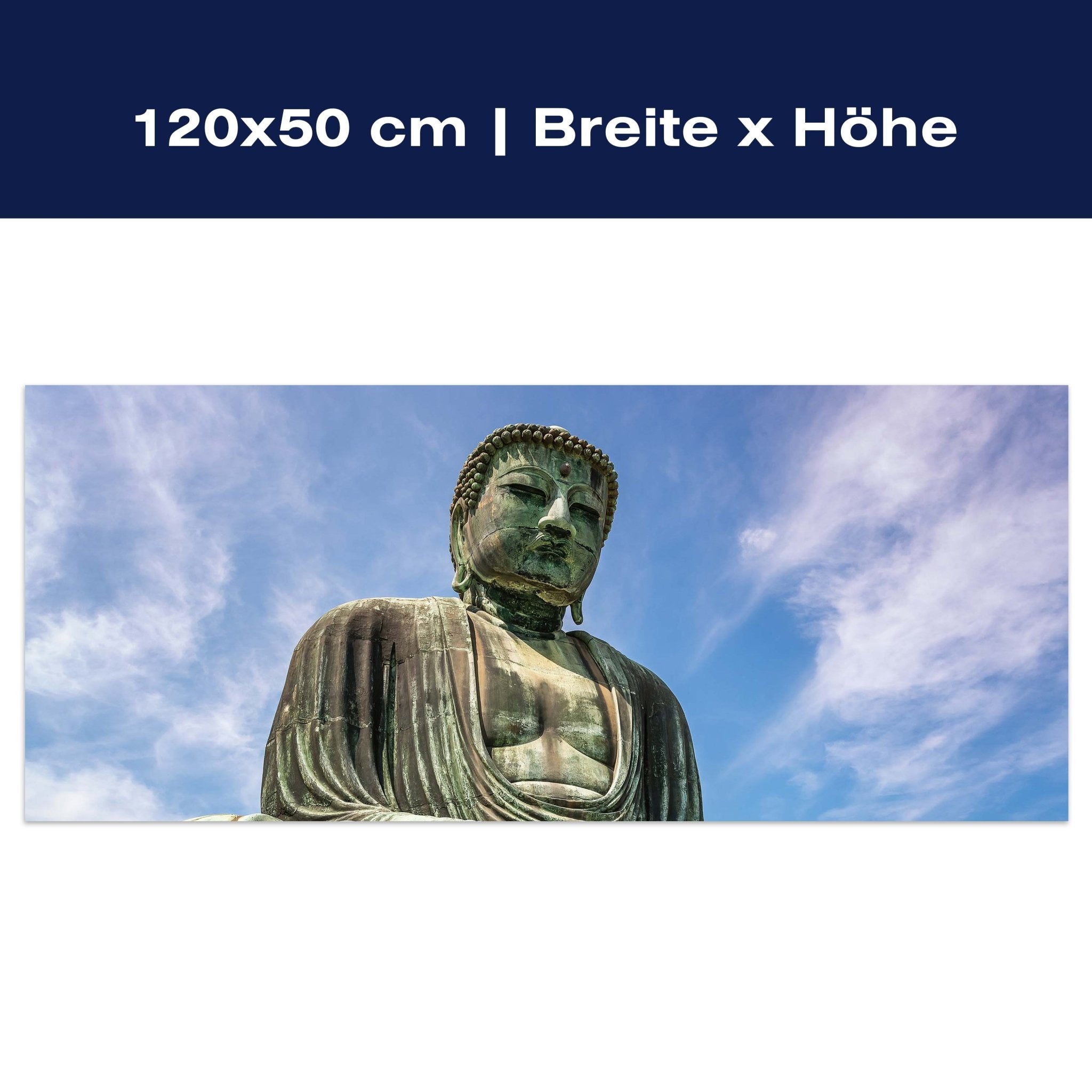 Leinwandbild Der Große Buddha von Kamakura M0973 Leinwandbild Der Große Buddha von Kamakura M0973