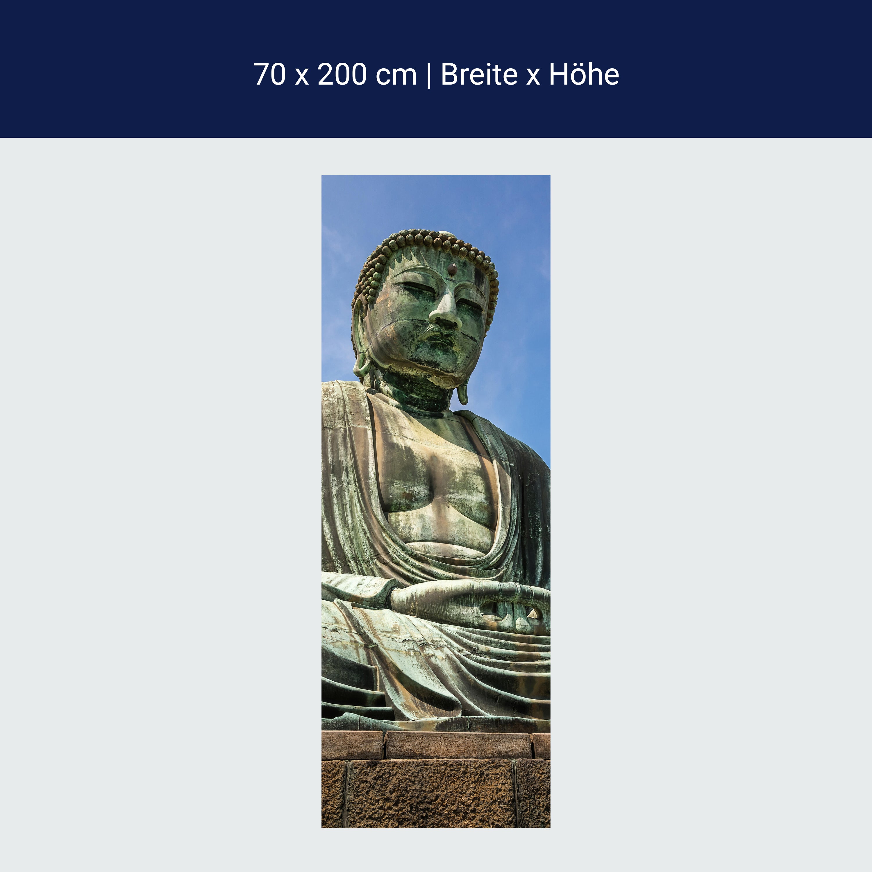 Türtapete Der Große Buddha von Kamakura M0973 Türtapete Der Große Buddha von Kamakura M0973