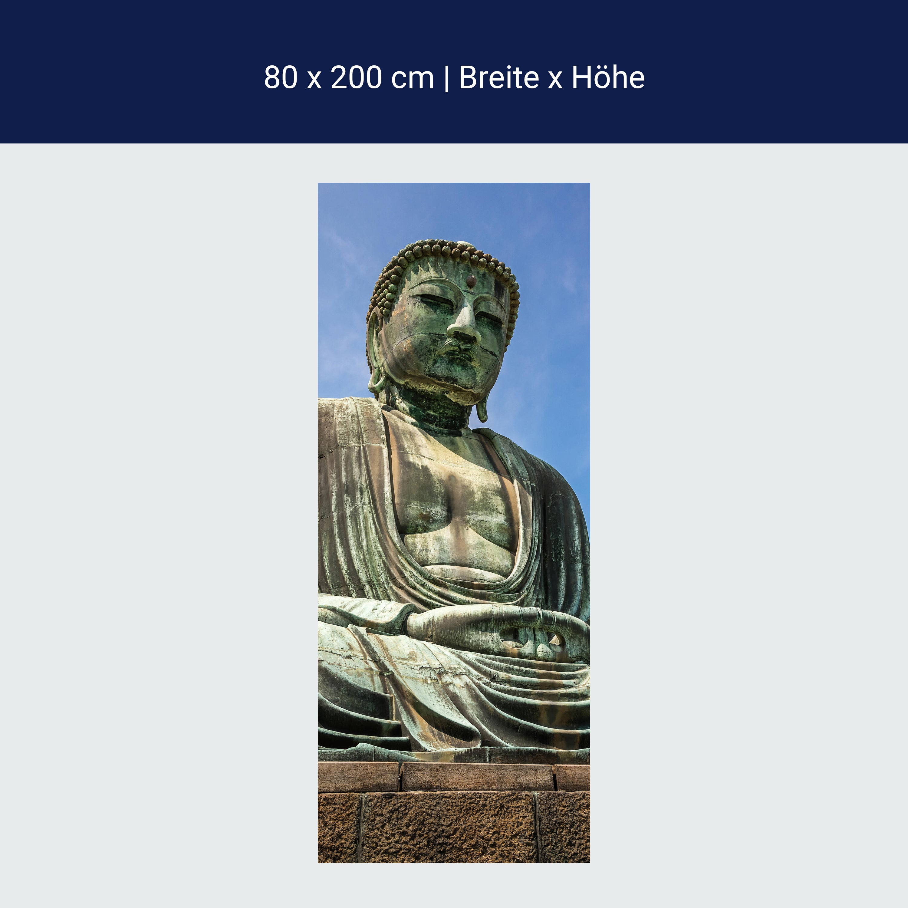 Türtapete Der Große Buddha von Kamakura M0973 Türtapete Der Große Buddha von Kamakura M0973