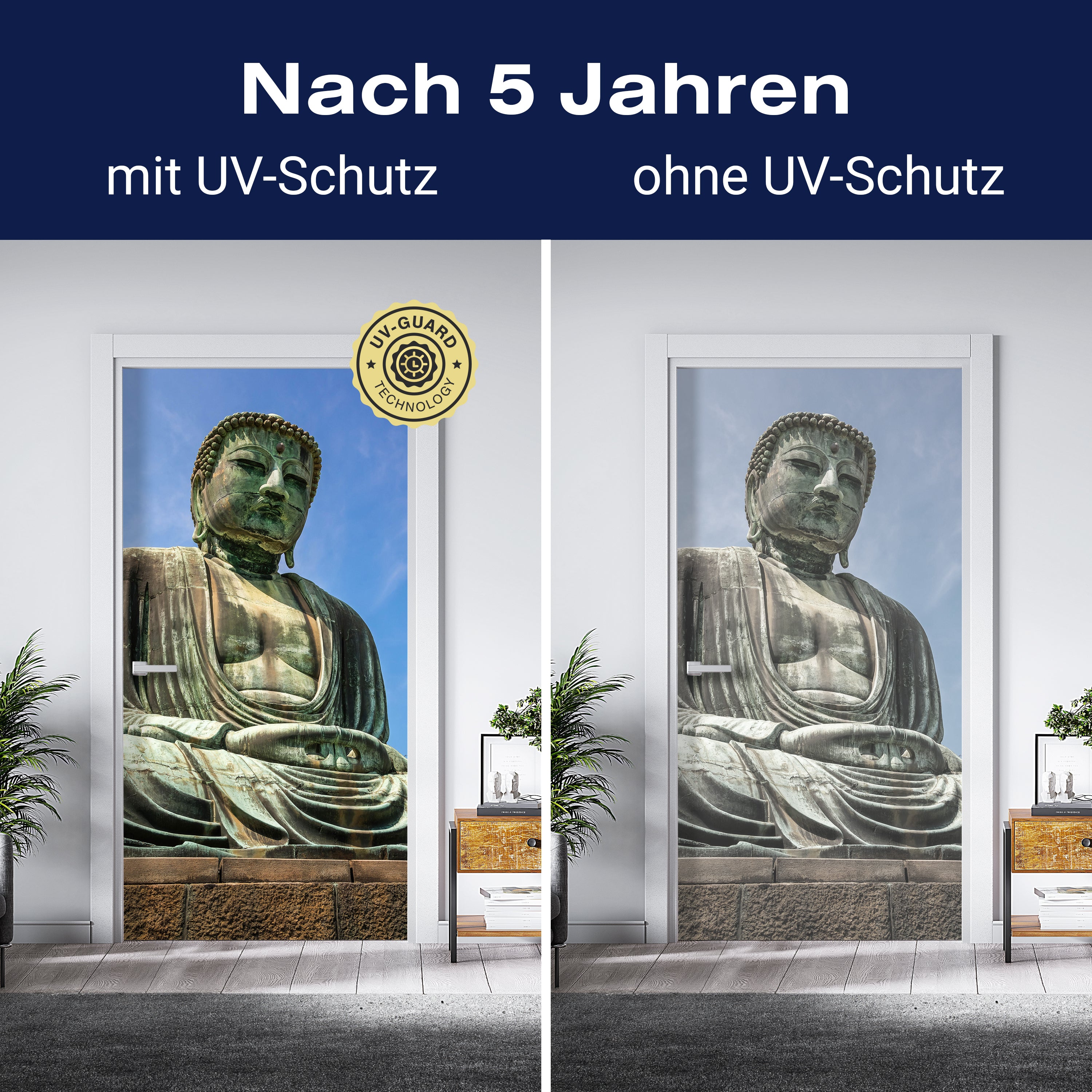 Türtapete Der Große Buddha von Kamakura M0973 - Bild 4 Türtapete Der Große Buddha von Kamakura M0973 - Bild 4