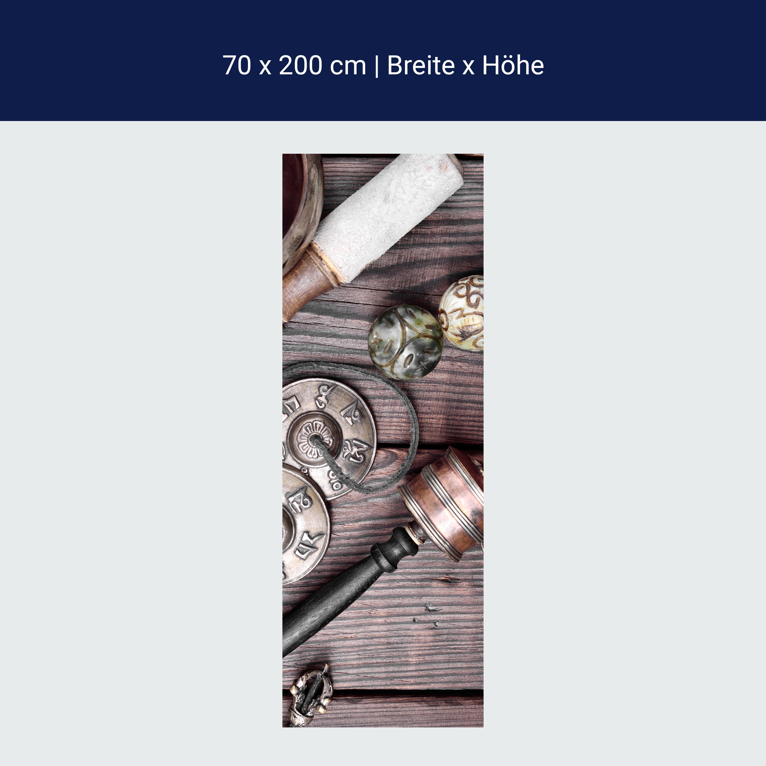 Türtapete Tibetische Objekte zur Meditation M0976 Türtapete Tibetische Objekte zur Meditation M0976