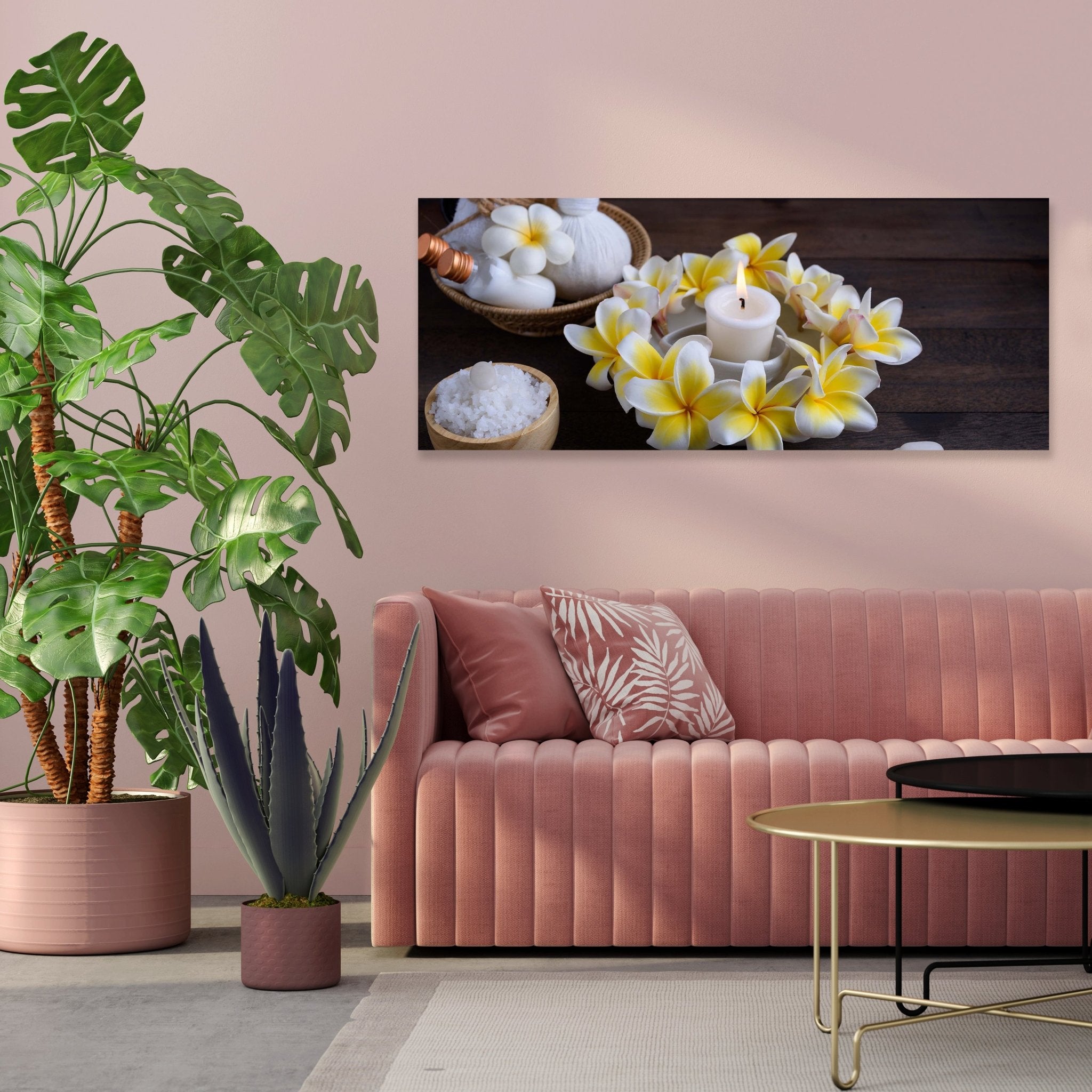 Leinwandbild Frangipani Blumen - Spa und Wellness M0977 kaufen - Bild 3 Leinwandbild Frangipani Blumen - Spa und Wellness M0977 kaufen - Bild 3