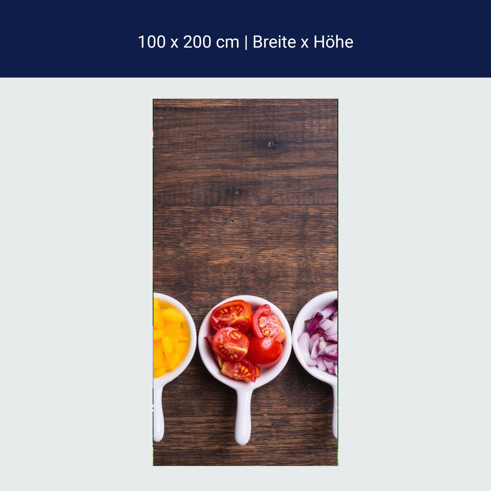 Türtapete Gemüsescheiben M0980 Türtapete Gemüsescheiben M0980