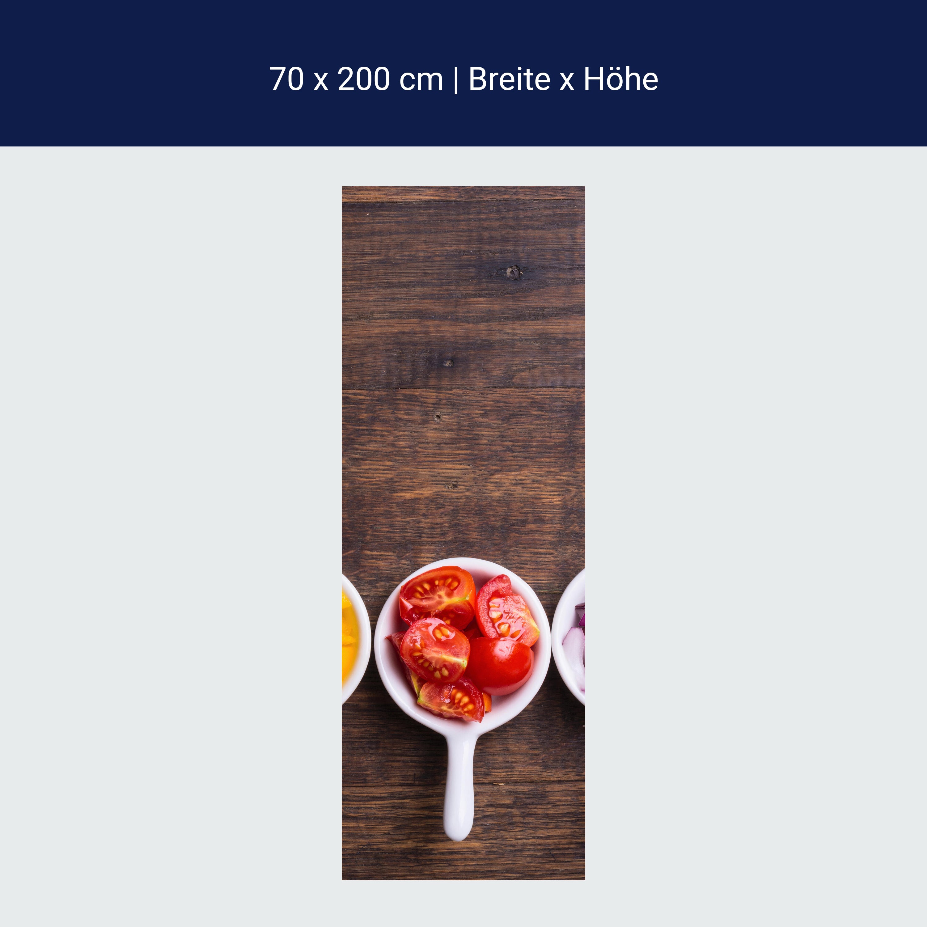 Türtapete Gemüsescheiben M0980 Türtapete Gemüsescheiben M0980