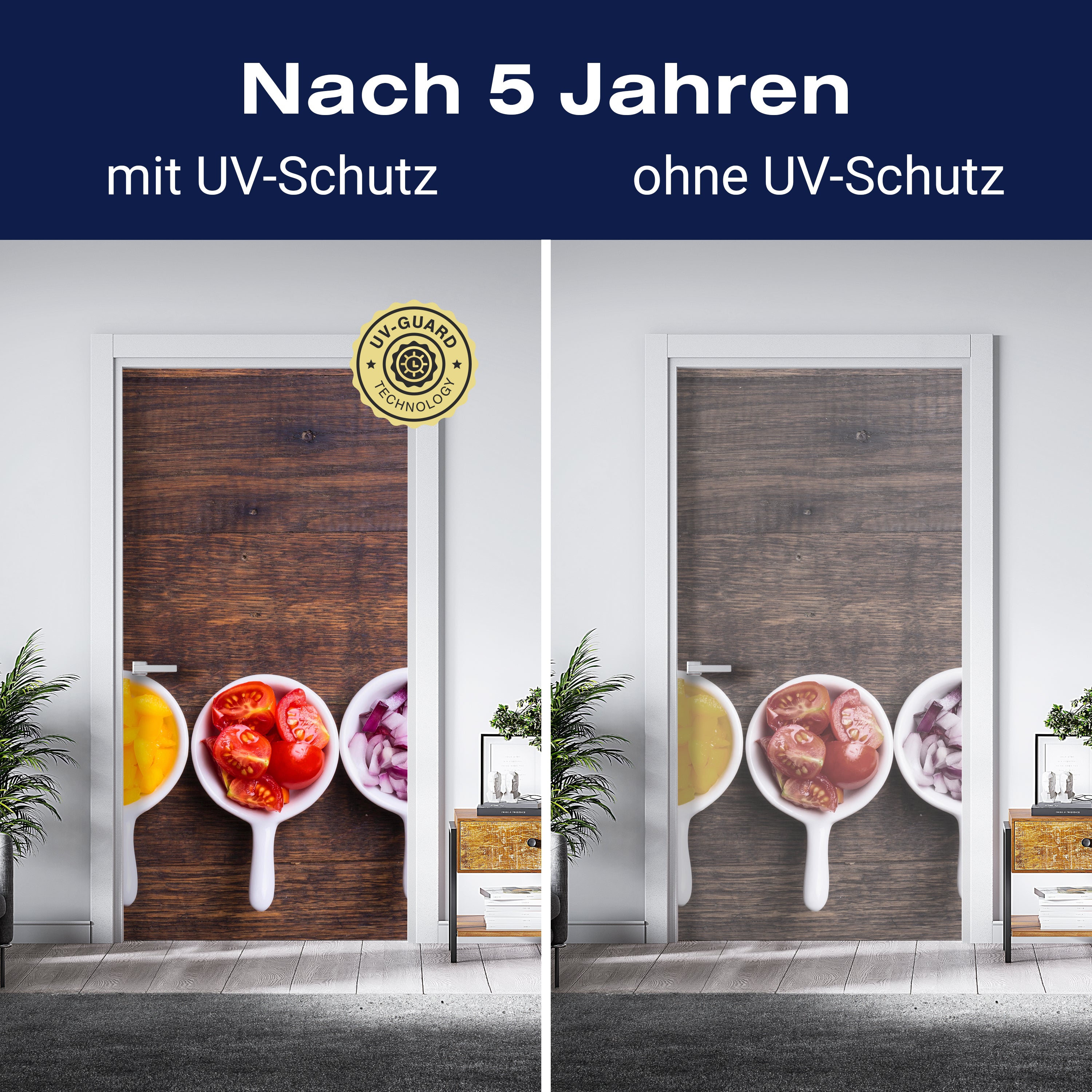 Türtapete Gemüsescheiben M0980 - Bild 4 Türtapete Gemüsescheiben M0980 - Bild 4