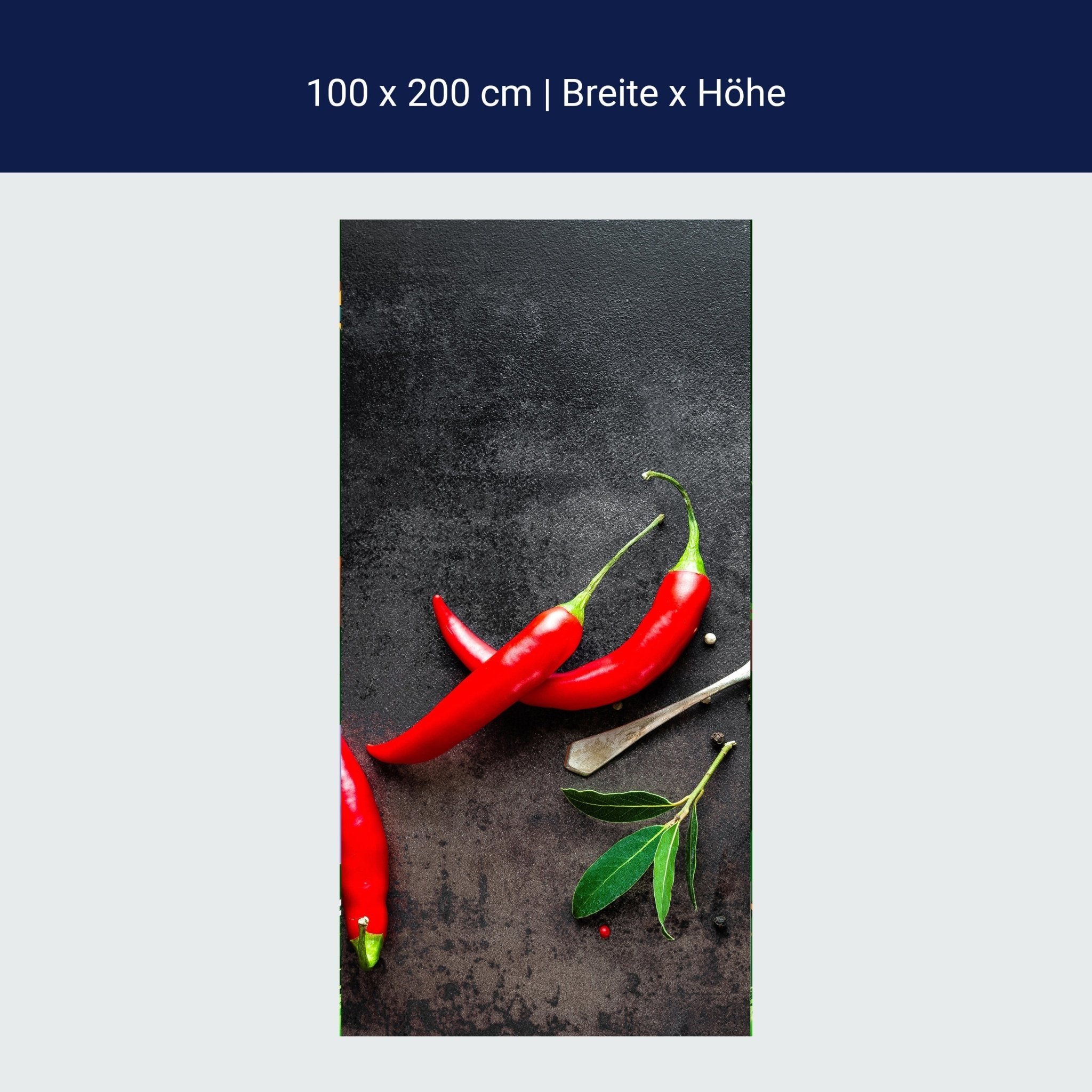 Türtapete Chili-Pfeffer M0983 Türtapete Chili-Pfeffer M0983