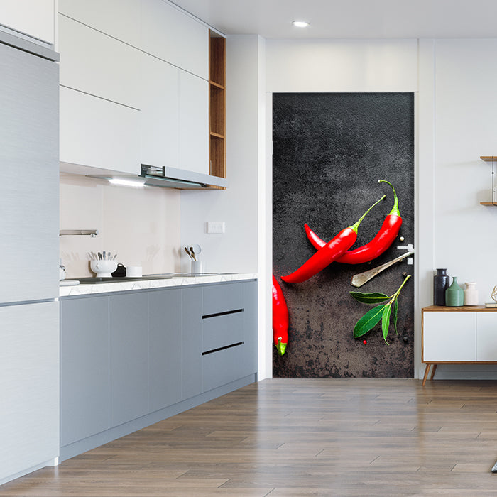 Türtapete Chili-Pfeffer M0983 - Bild 1 Türtapete Chili-Pfeffer M0983 - Bild 1