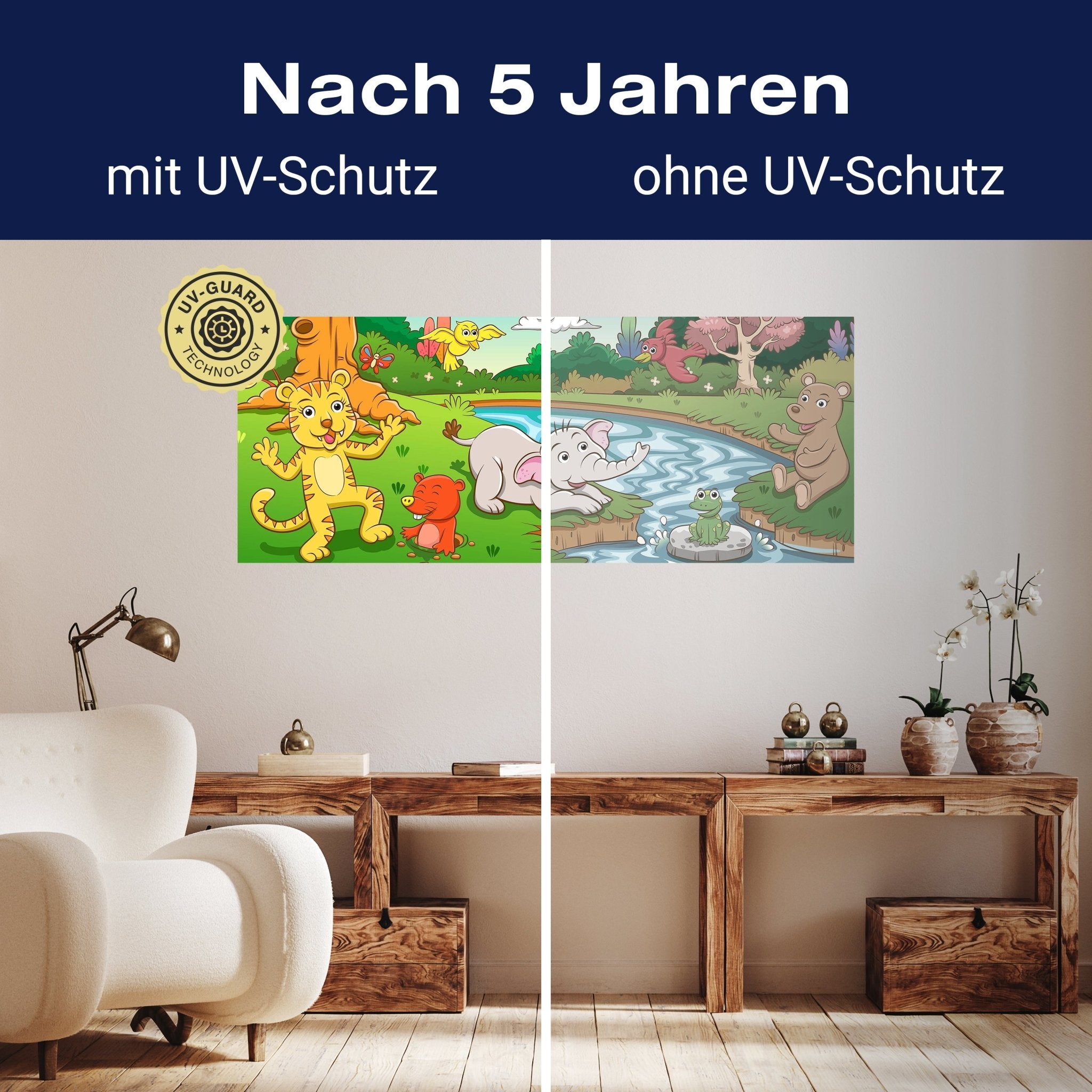 Leinwandbild Tiere im Dschungel M0986 kaufen - Bild 9 Leinwandbild Tiere im Dschungel M0986 kaufen - Bild 9