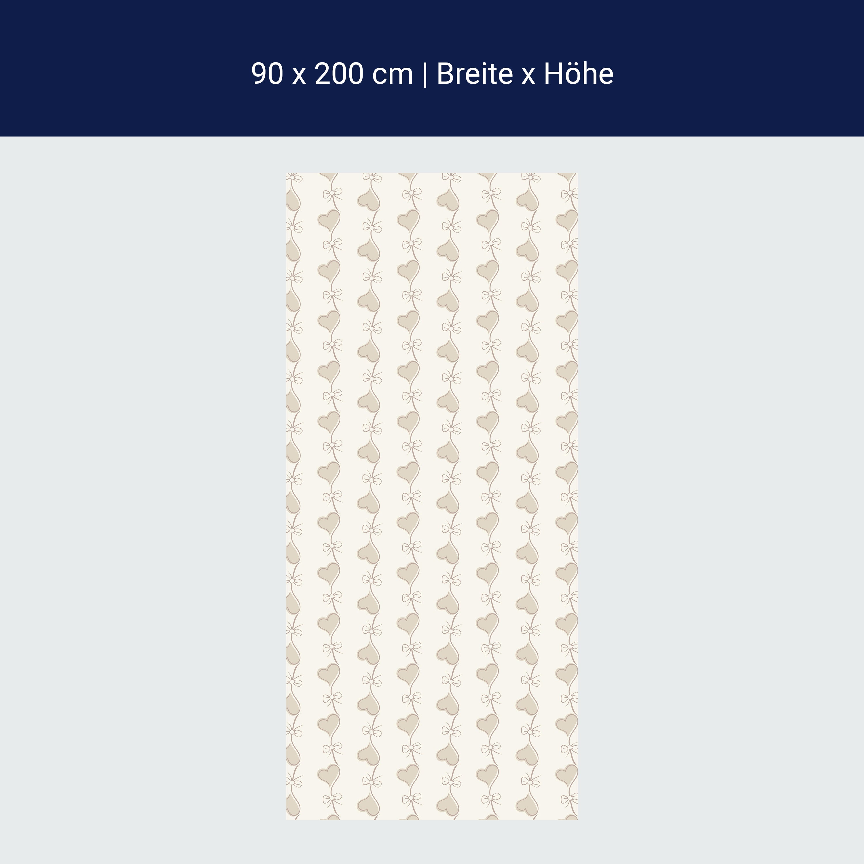 Türtapete Retro Herzen auf Beige Hintergrund M0993 Türtapete Retro Herzen auf Beige Hintergrund M0993