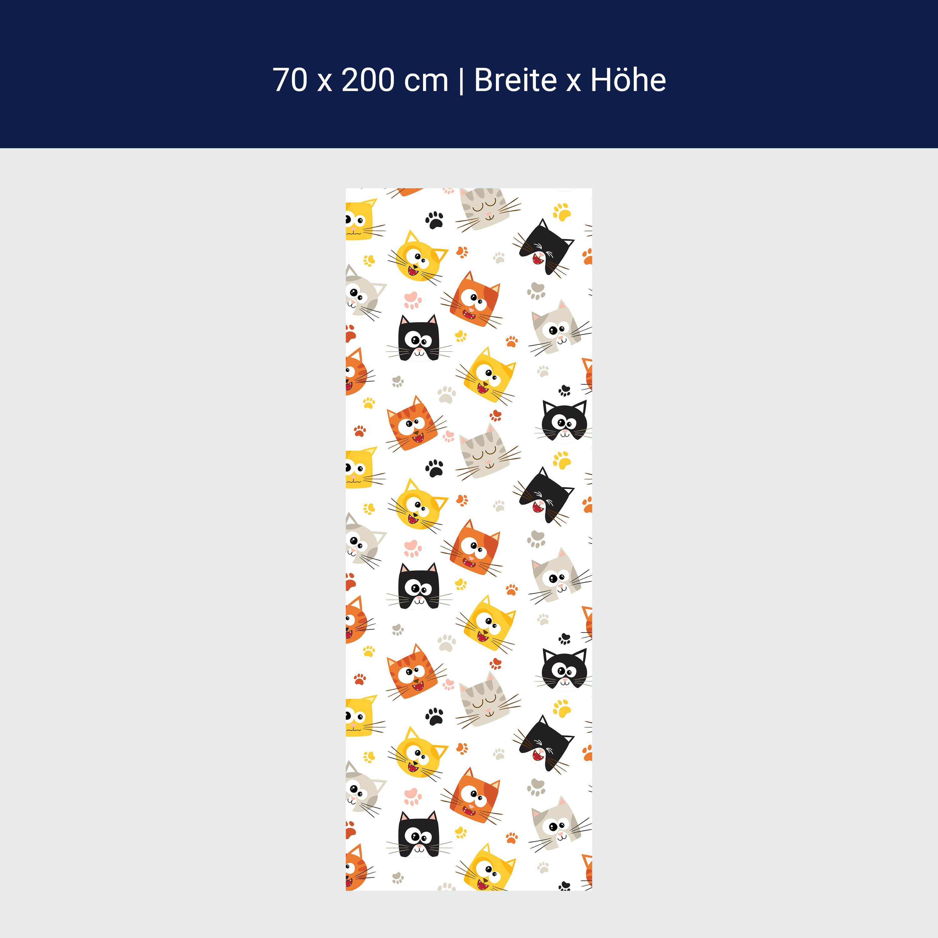 Türtapete Lustige Kätzchen M0997 Türtapete Lustige Kätzchen M0997