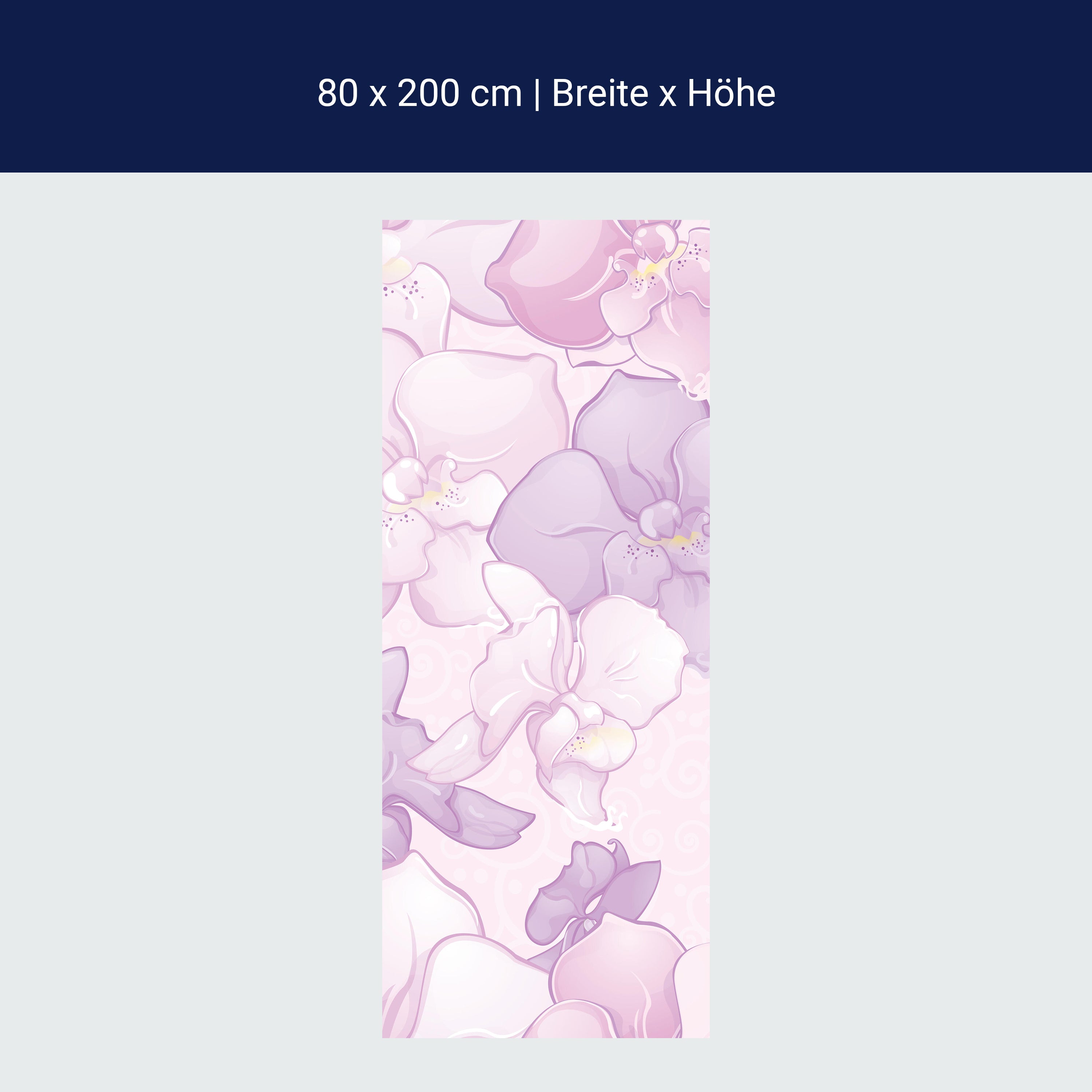 Türtapete Elegantes Blumenmotiv M0998 Türtapete Elegantes Blumenmotiv M0998