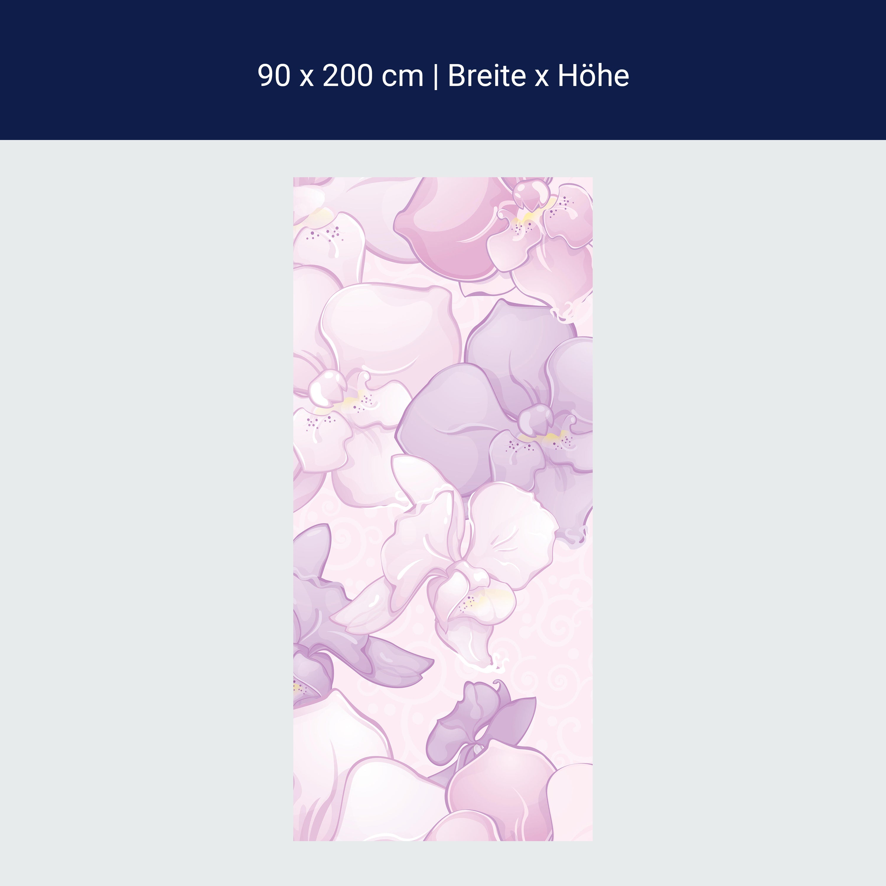 Türtapete Elegantes Blumenmotiv M0998 Türtapete Elegantes Blumenmotiv M0998