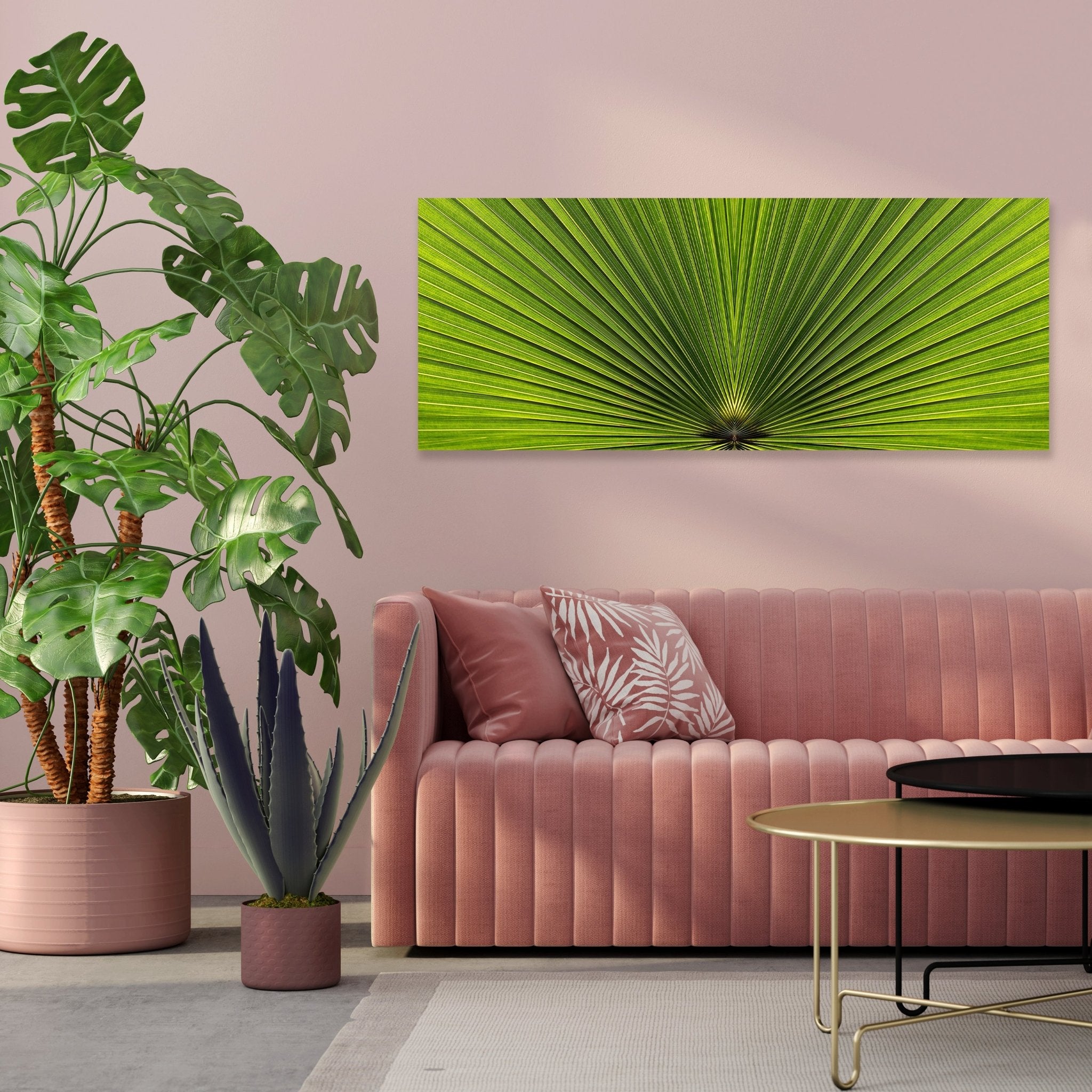 Leinwandbild Palmblatt Nahaufnahme M1003 kaufen - Bild 3 Leinwandbild Palmblatt Nahaufnahme M1003 kaufen - Bild 3