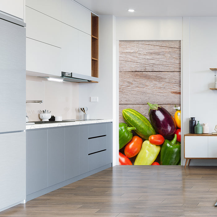 Türtapete Frisches Gartengemüse M1011 - Bild 1 Türtapete Frisches Gartengemüse M1011 - Bild 1