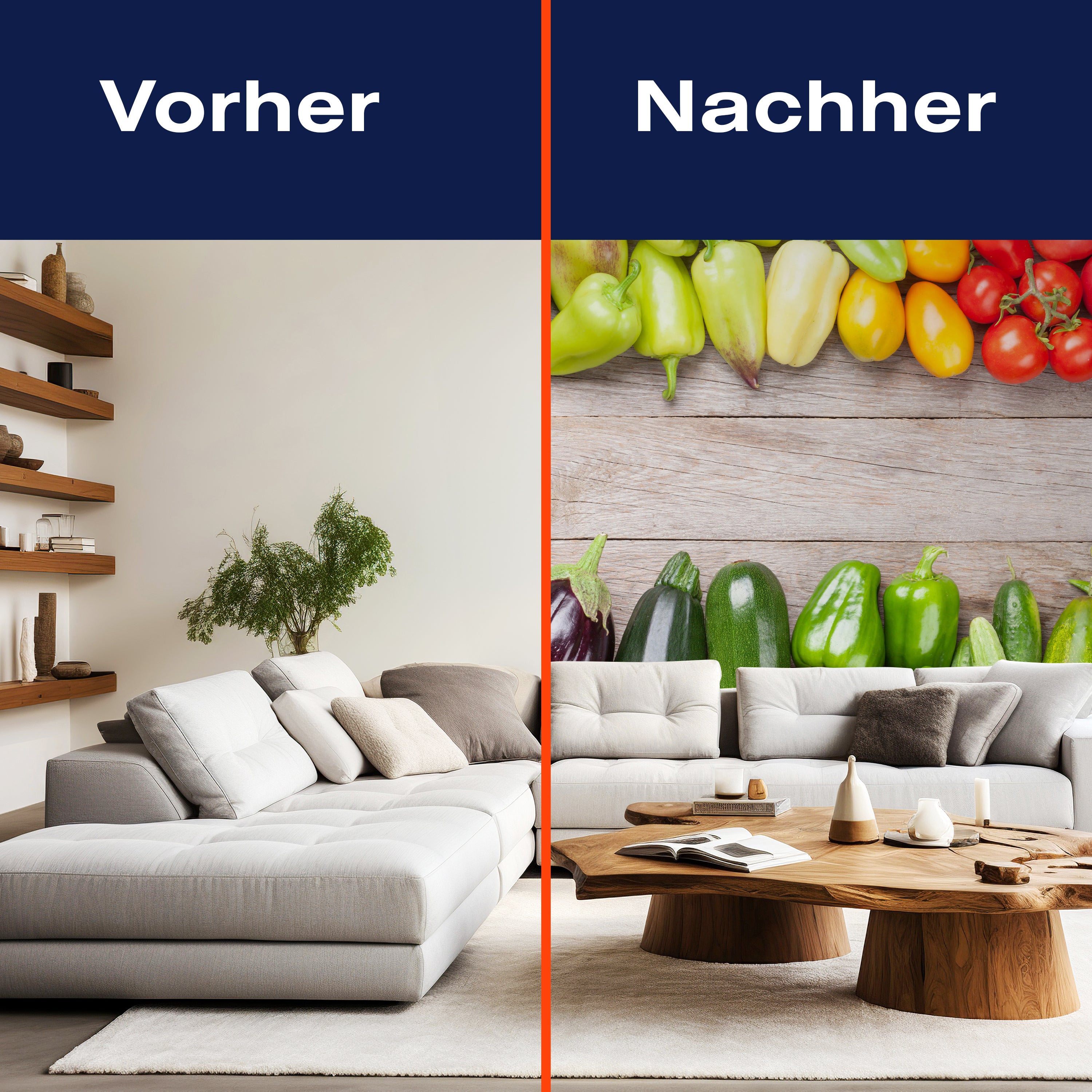 Fototapete Gemüse Holz Küche 1 M1012 - Bild 9 Fototapete Gemüse Holz Küche 1 M1012 - Bild 9