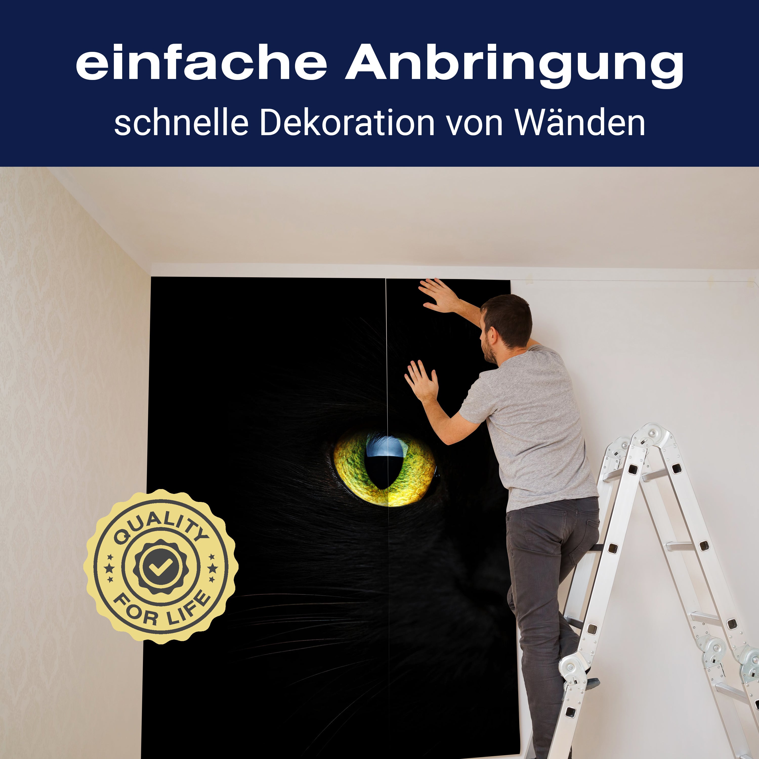 Fototapete Katzenaugen Tiere Natur M1015 - Bild 3 Fototapete Katzenaugen Tiere Natur M1015 - Bild 3