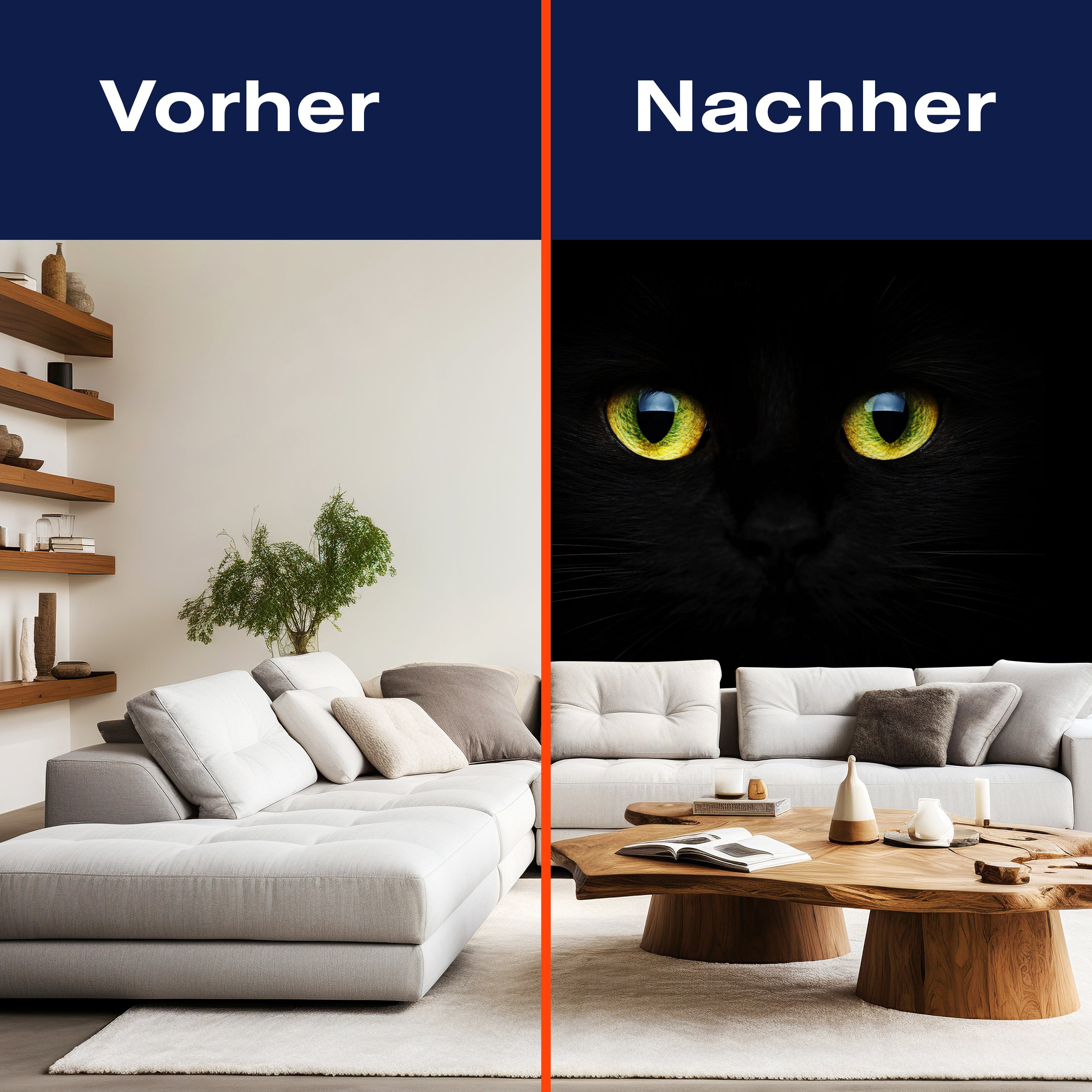 Fototapete Katzenaugen Tiere Natur M1015 - Bild 9 Fototapete Katzenaugen Tiere Natur M1015 - Bild 9